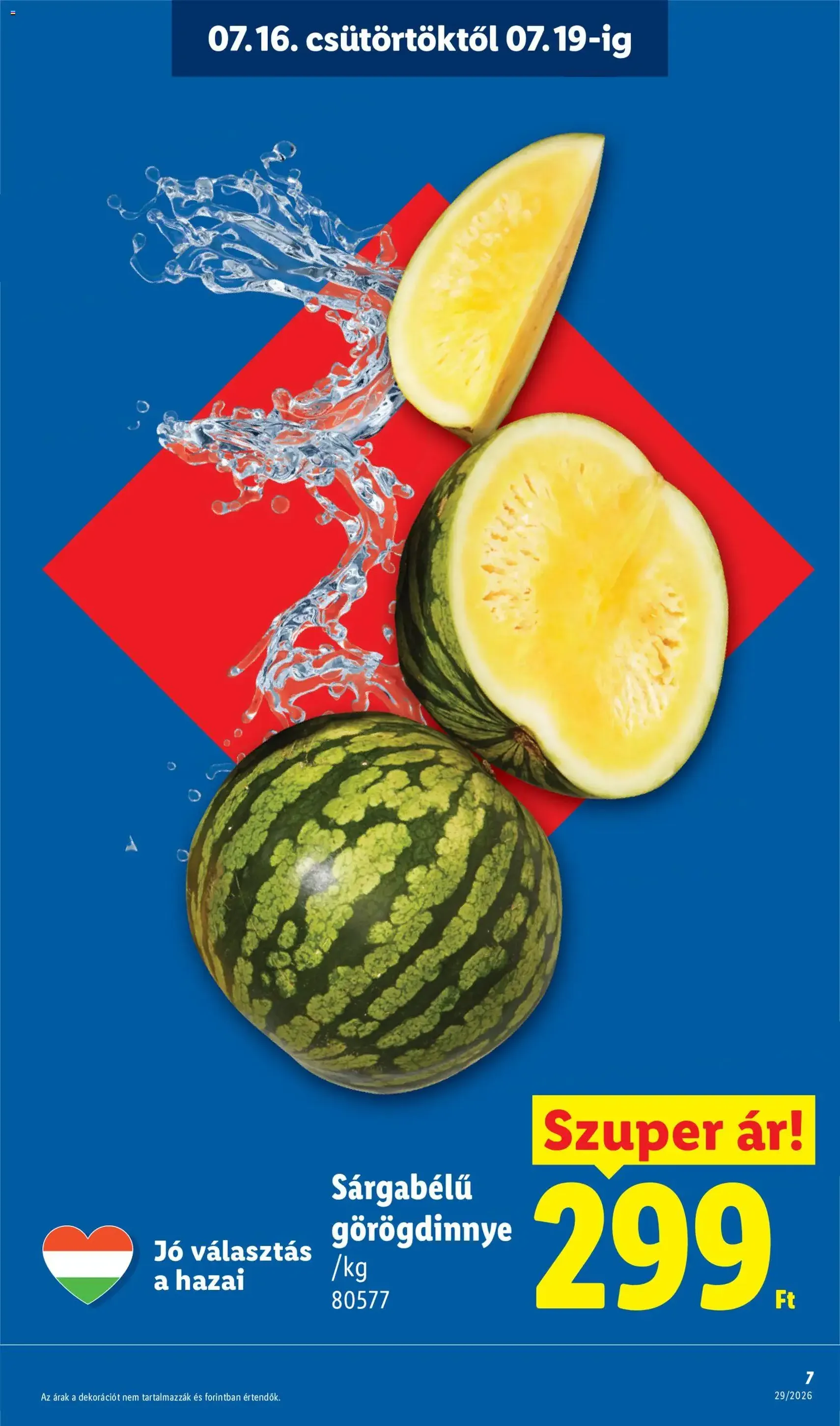 Lidl akciós újság - 2026.07.16. érvényes szórólap 7 oldal 88 oldalból