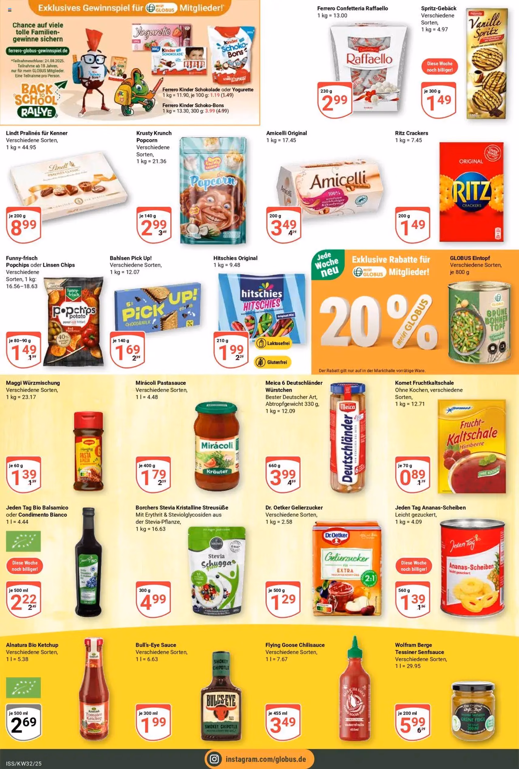 Globus Prospekt - Gültiger Prospekt ab 04.08.2025, Seite 16 von insgesamt 29 Globus Prospekt - Gültiger Prospekt ab 04.08.2025, Seite 16 von insgesamt 29