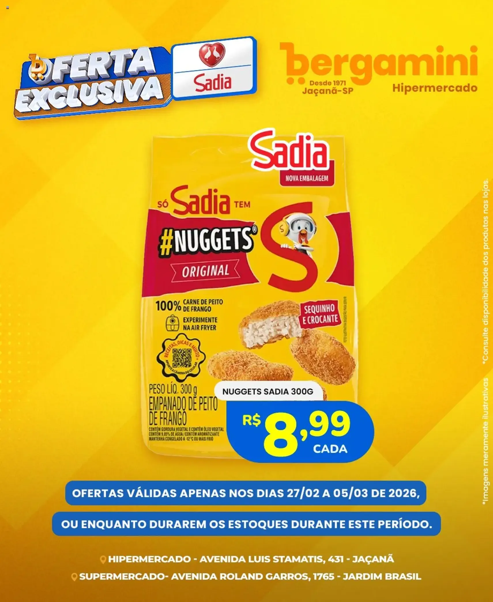 Supermercado Bergamini ofertas Sadia e a Perdigão - folheto válido a partir de 27/02/2026 página 5 de 8