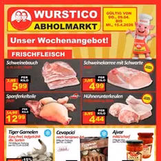 Wurstico Abholmarkt Flugblatt - Prospekt Vorschau gültig ab 09.04.2026