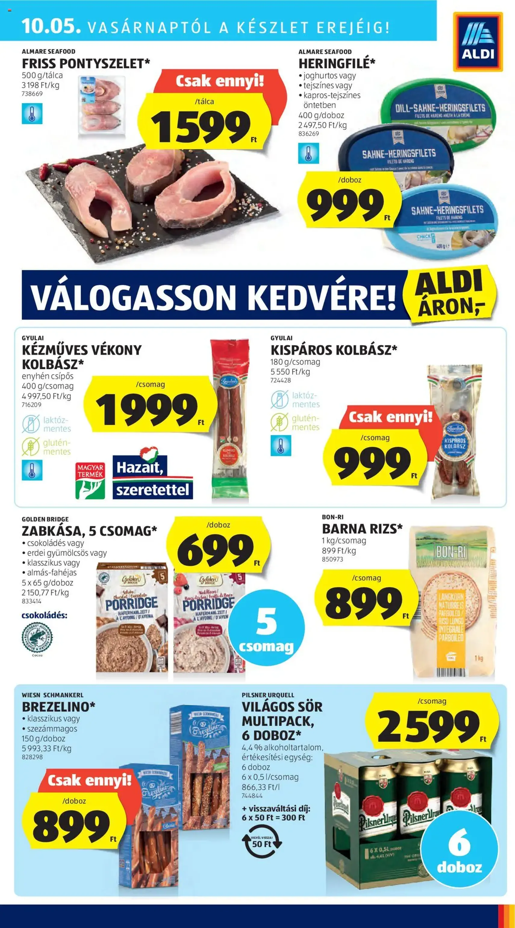 Aldi Akciós újság - 2025.10.02. érvényes szórólap 27 oldal 40 oldalból Aldi Akciós újság - 2025.10.02. érvényes szórólap 27 oldal 40 oldalból