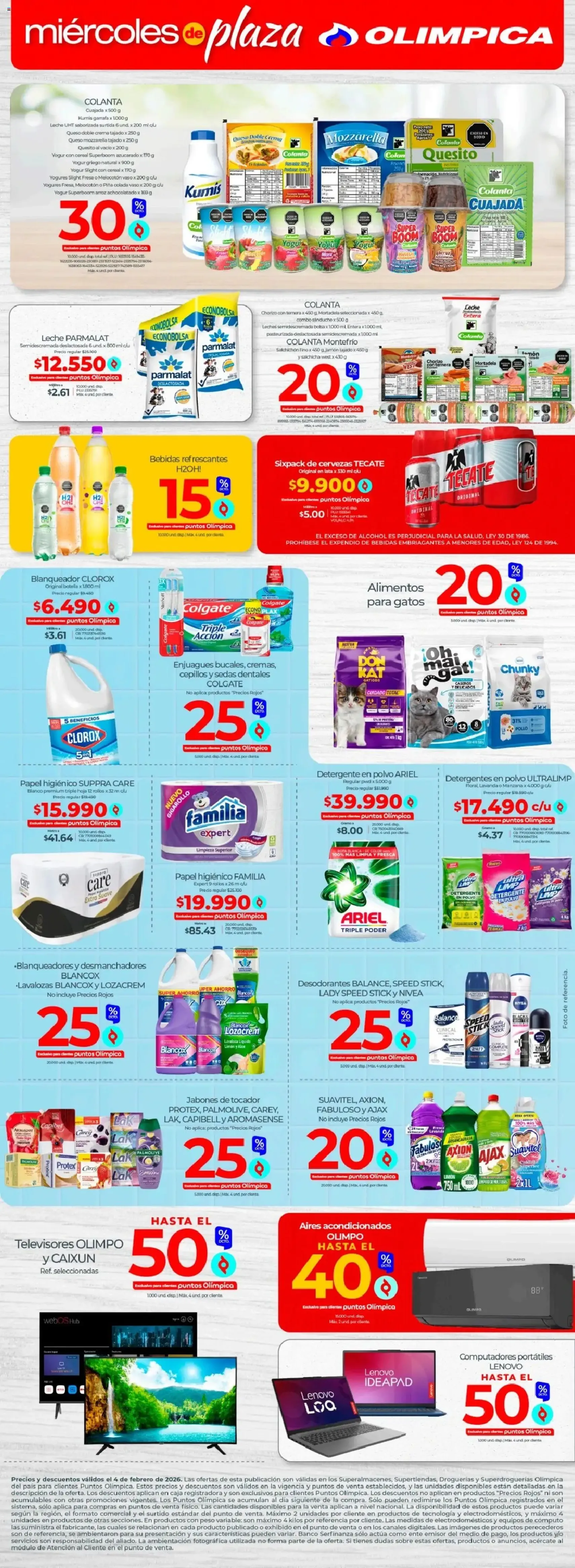 Olímpica - Miércoles de plaza - folleto válido desde 04/02/2026 página 2 de 2