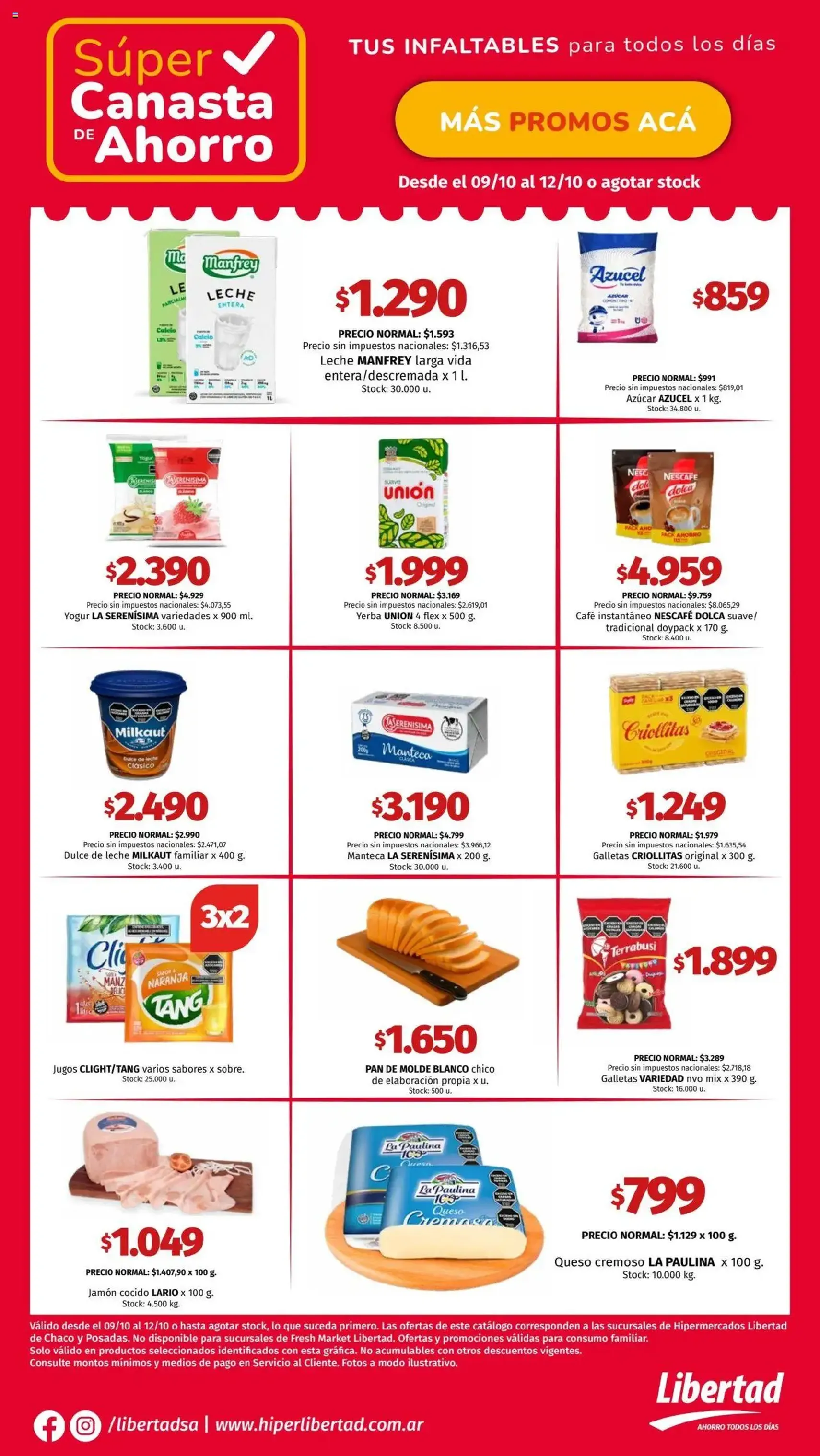 Hipermercado Libertad catálogo - folleto válido desde 09/10/2025 página 4 de 5