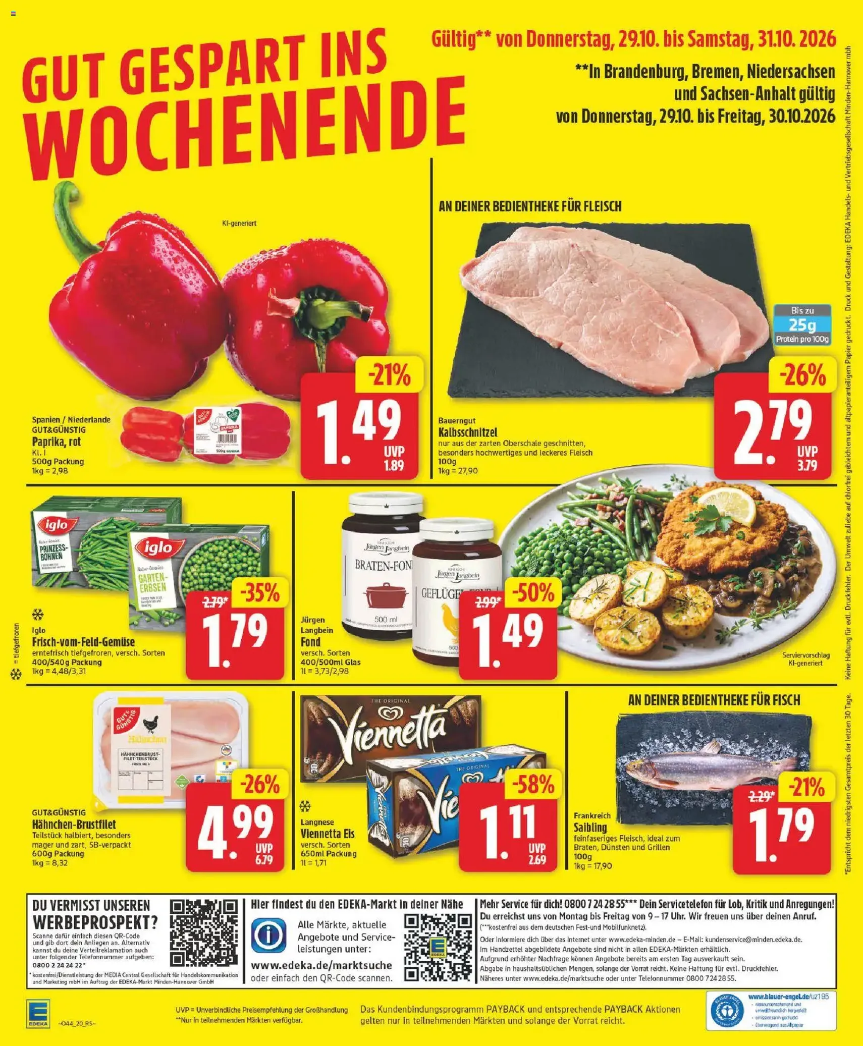 Edeka Prospekt - Gültiger Prospekt ab 26.10.2026, Seite 25 von insgesamt 29