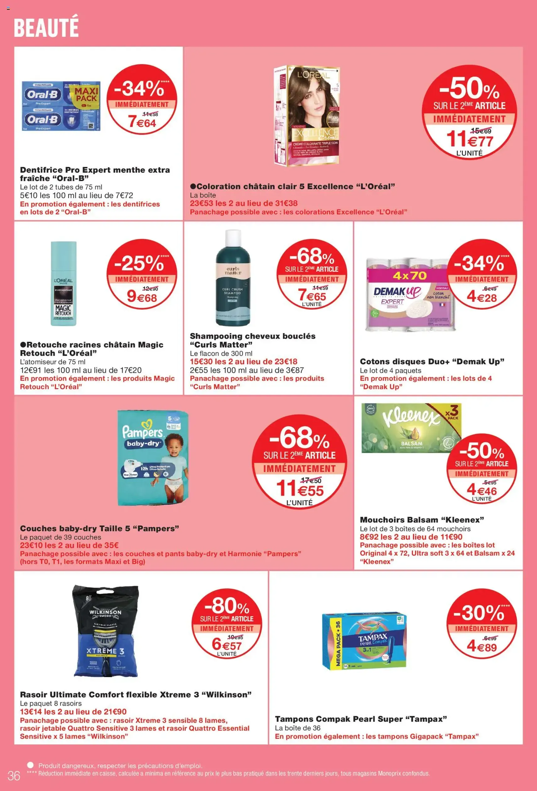 Monoprix catalogue - brochure valable à partir du 11/08/2026, page 36 sur 46