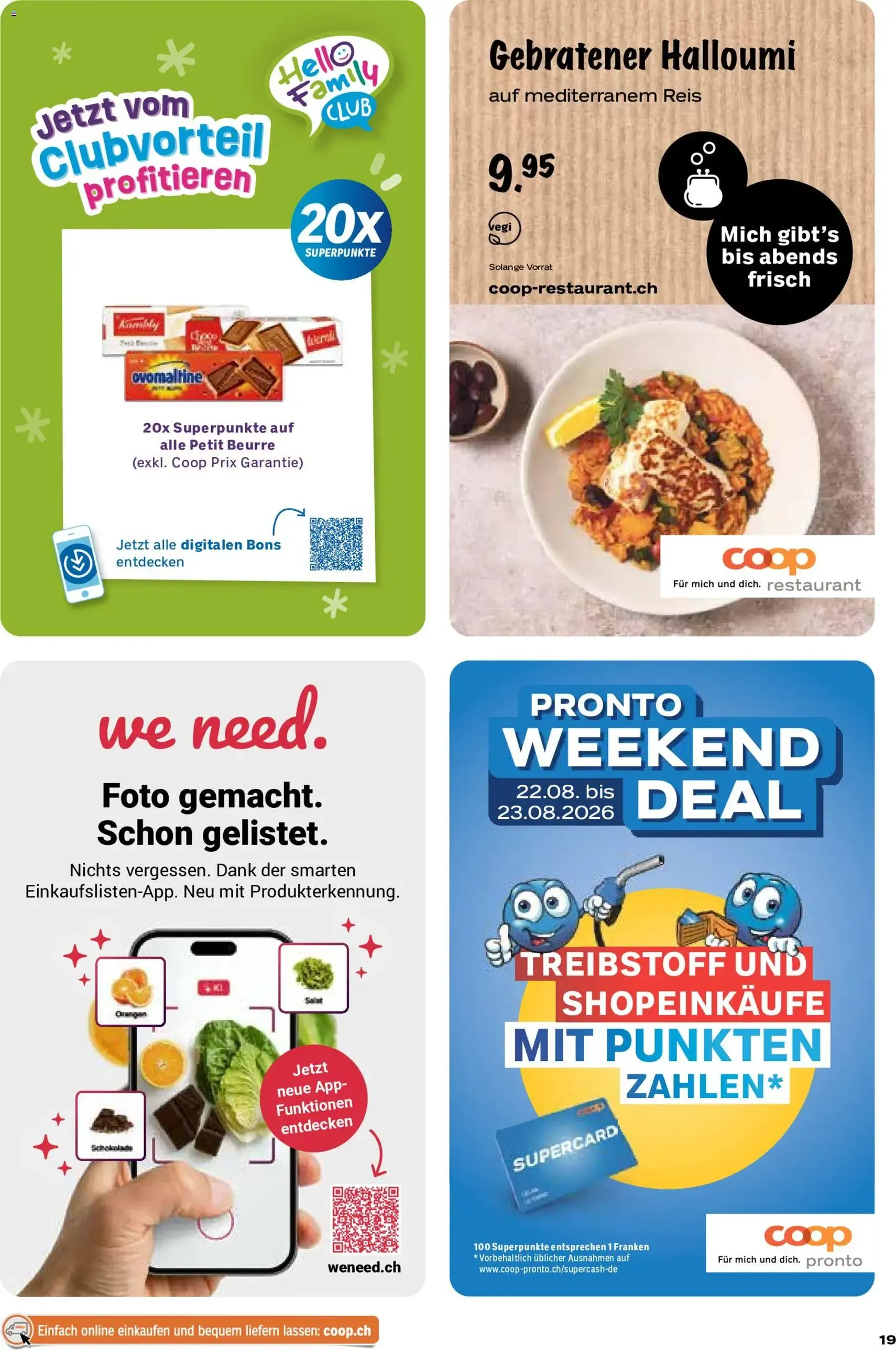 Coop aktionen - Gültiger Prospekt ab 20.08.2026, Seite 19 von insgesamt 28