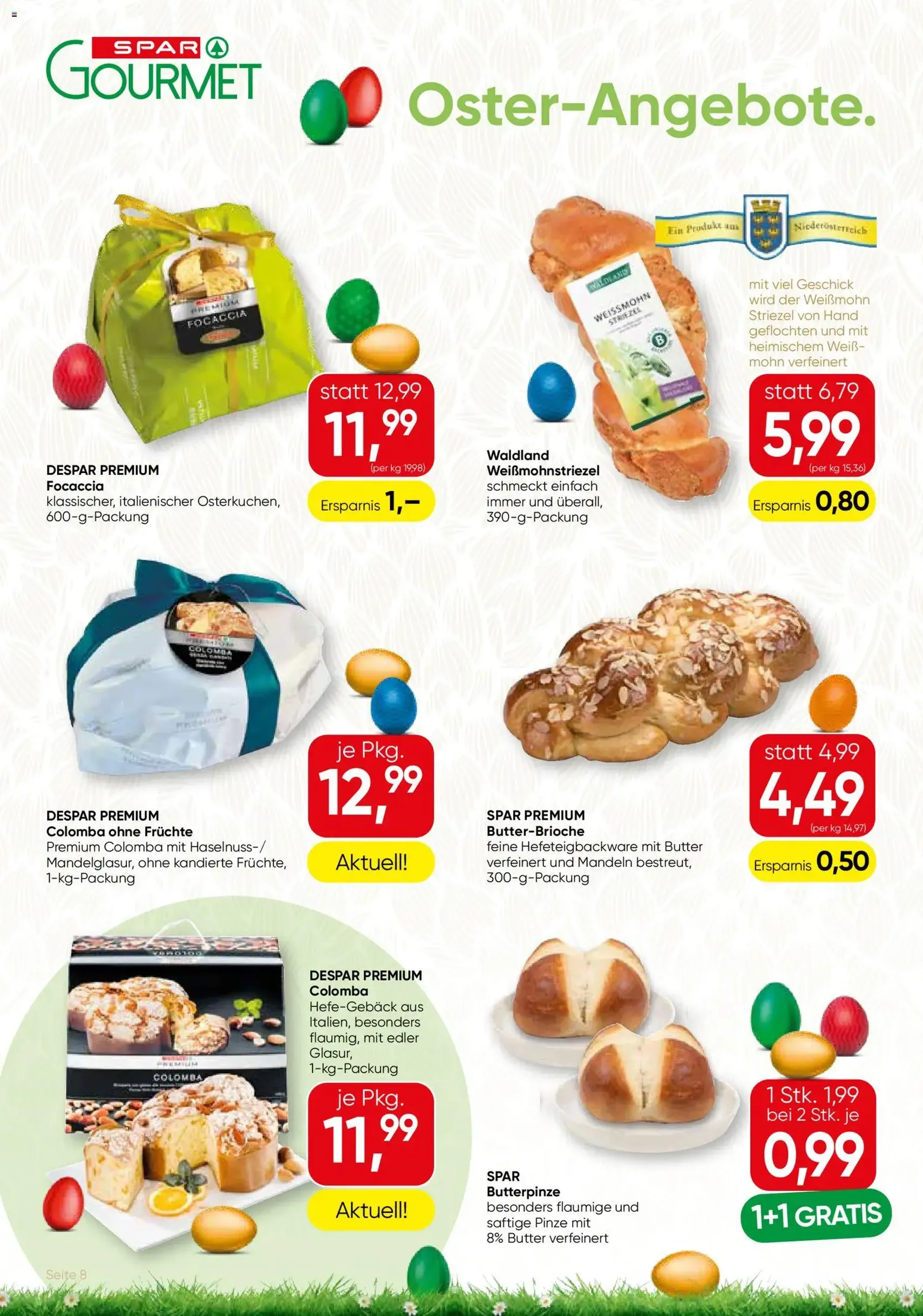 SPAR Gourmet Flugblatt - Gültiger Prospekt ab 12.03.2026, Seite 8 von insgesamt 12