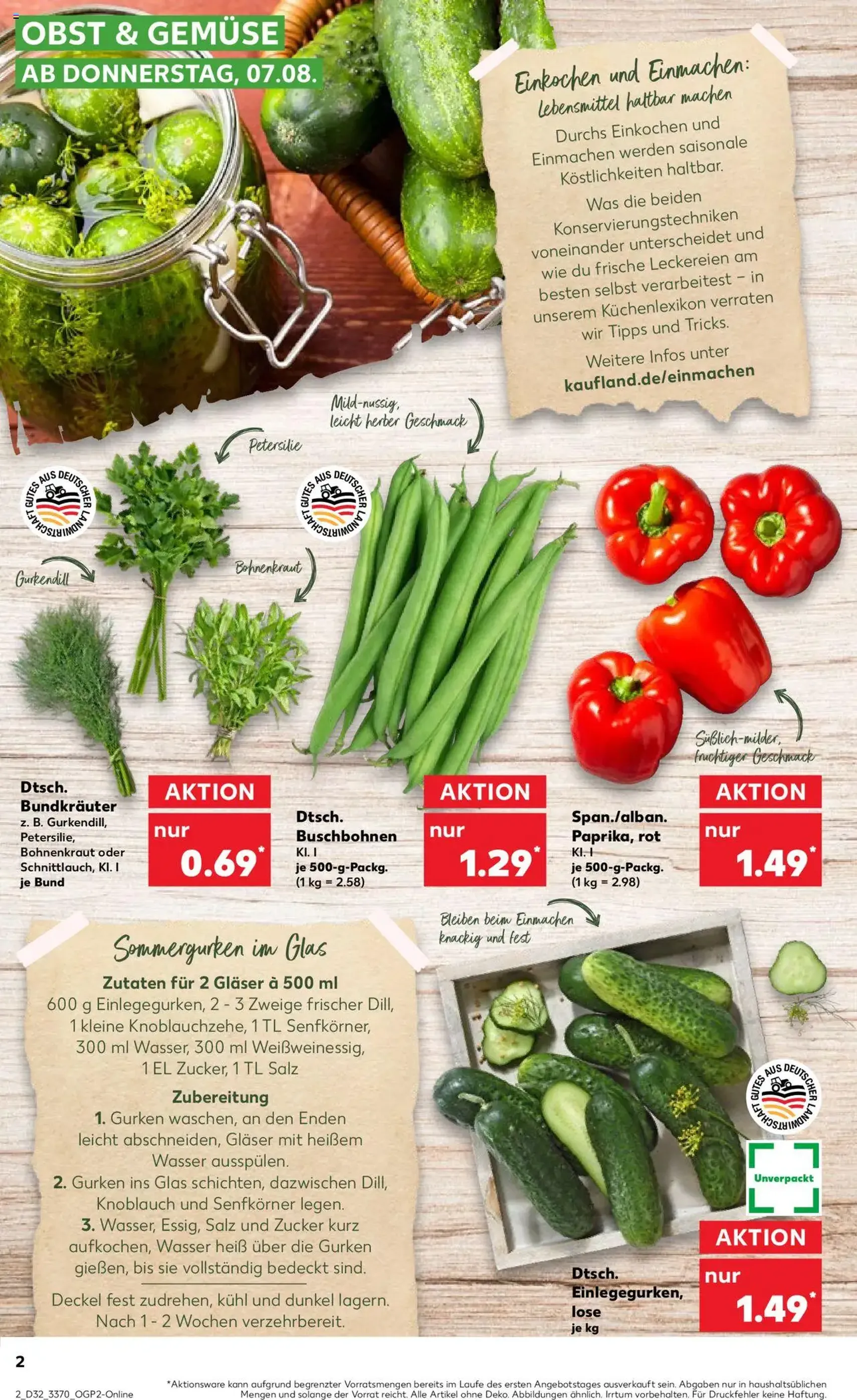 Kaufland Prospekt - Gültiger Prospekt ab 07.08.2025, Seite 2 von insgesamt 60 Kaufland Prospekt - Gültiger Prospekt ab 07.08.2025, Seite 2 von insgesamt 60