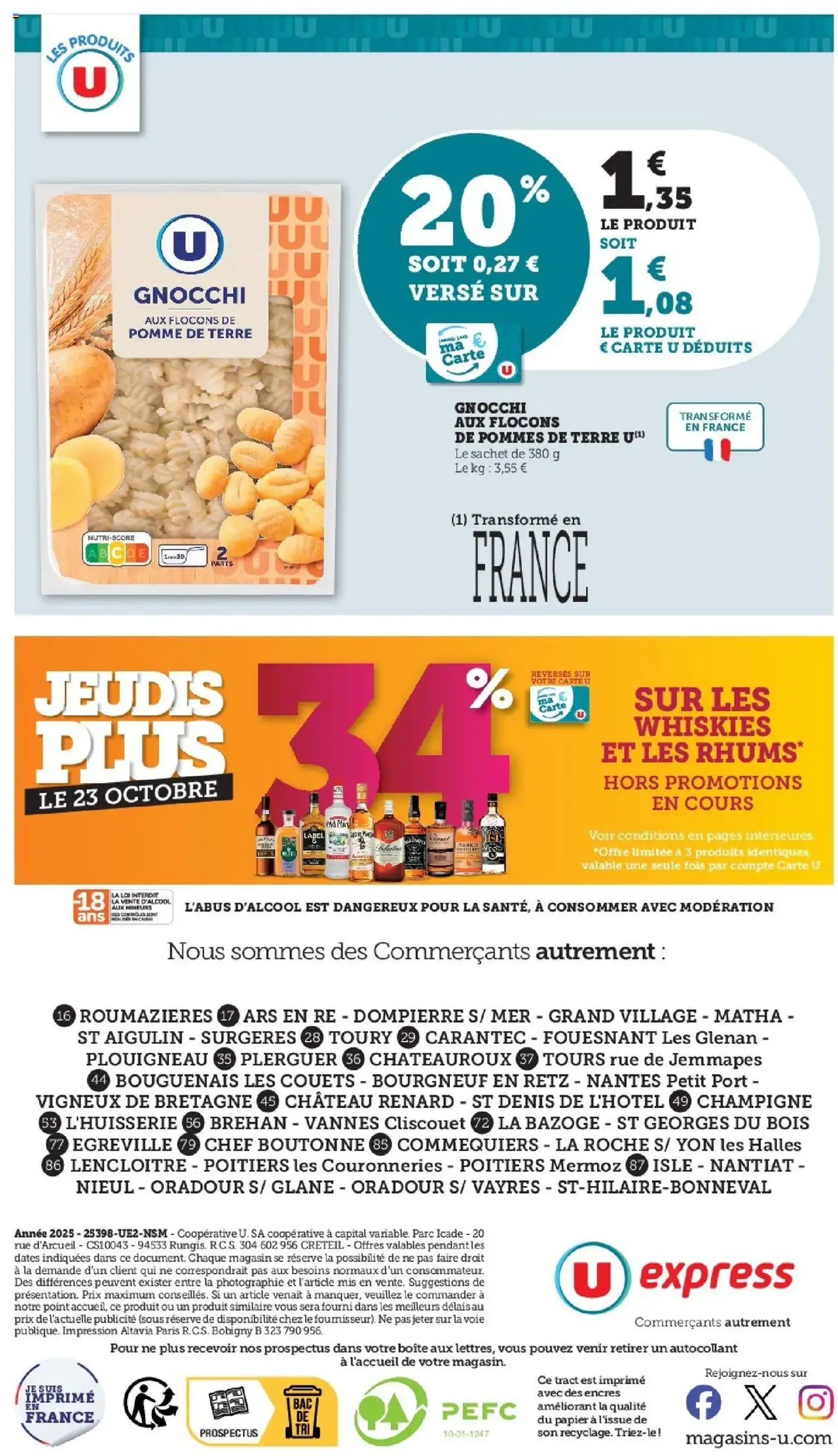 U Express catalogue - brochure valable à partir du 21/10/2025, page 20 sur 20