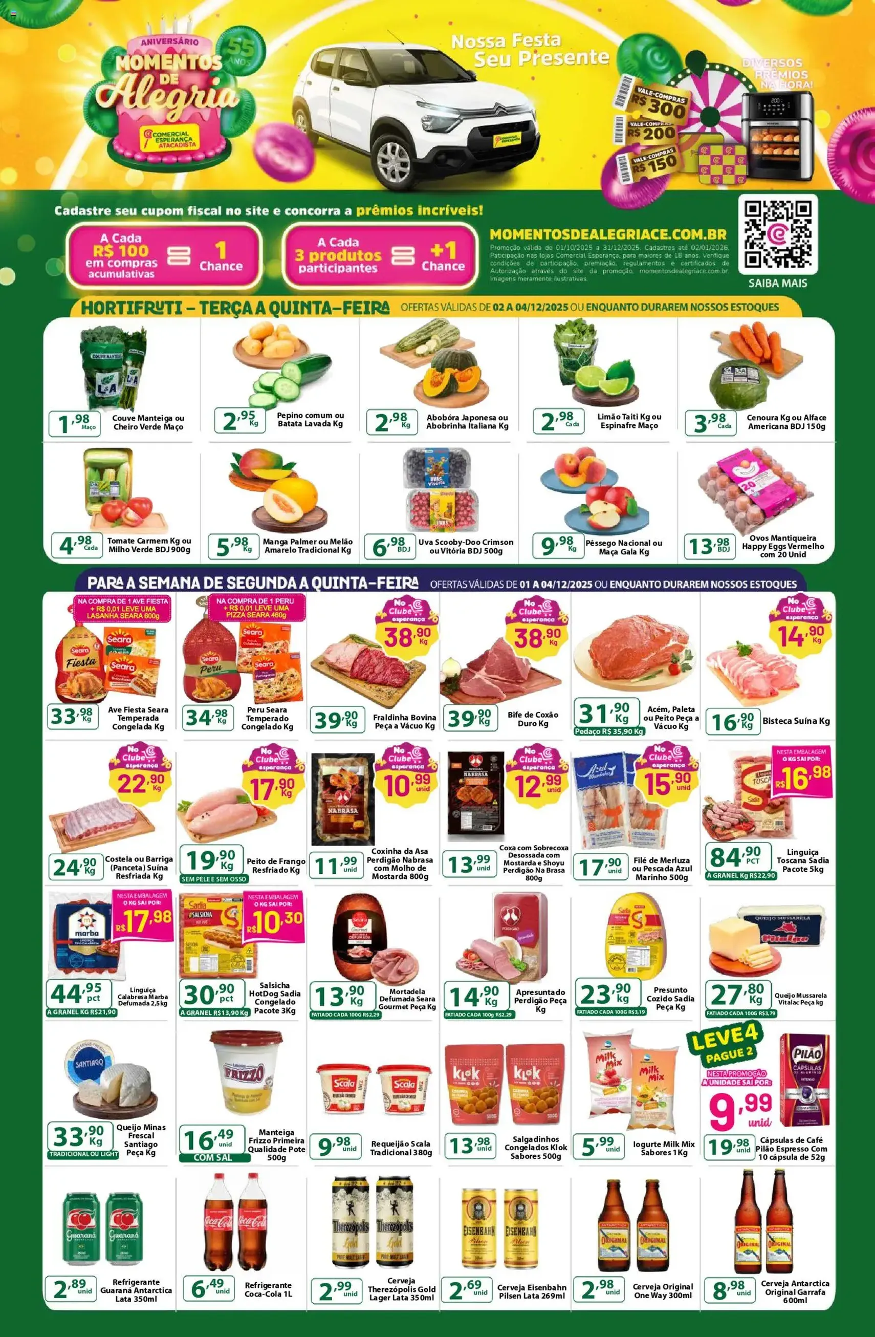 Comercial Esperança - Ofertas da semana - folheto válido a partir de 01/12/2025 página 1 de 2