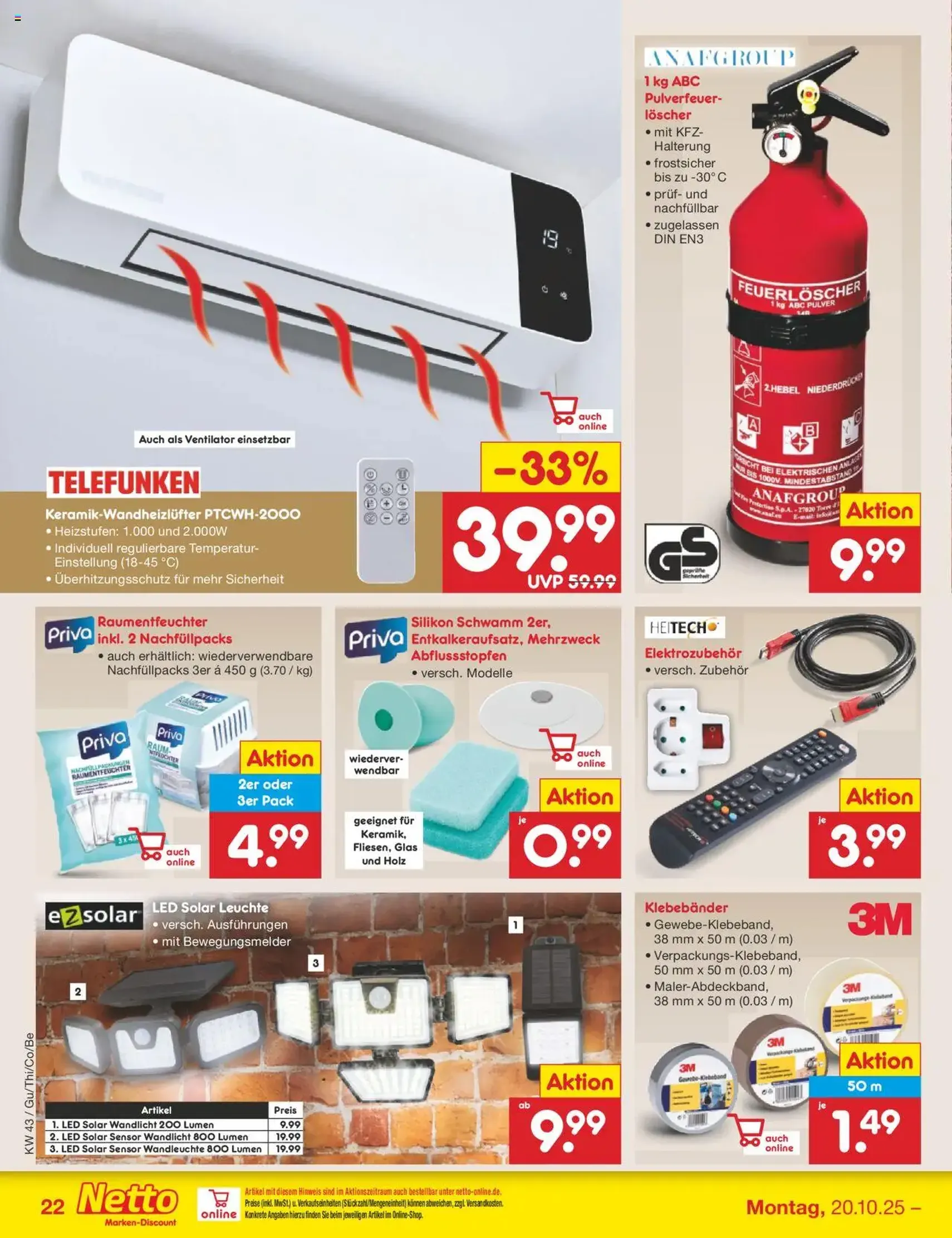 Netto Marken-Discount Prospekt - Gültiger Prospekt ab 20.10.2025, Seite 34 von insgesamt 69 Netto Marken-Discount Prospekt - Gültiger Prospekt ab 20.10.2025, Seite 34 von insgesamt 69