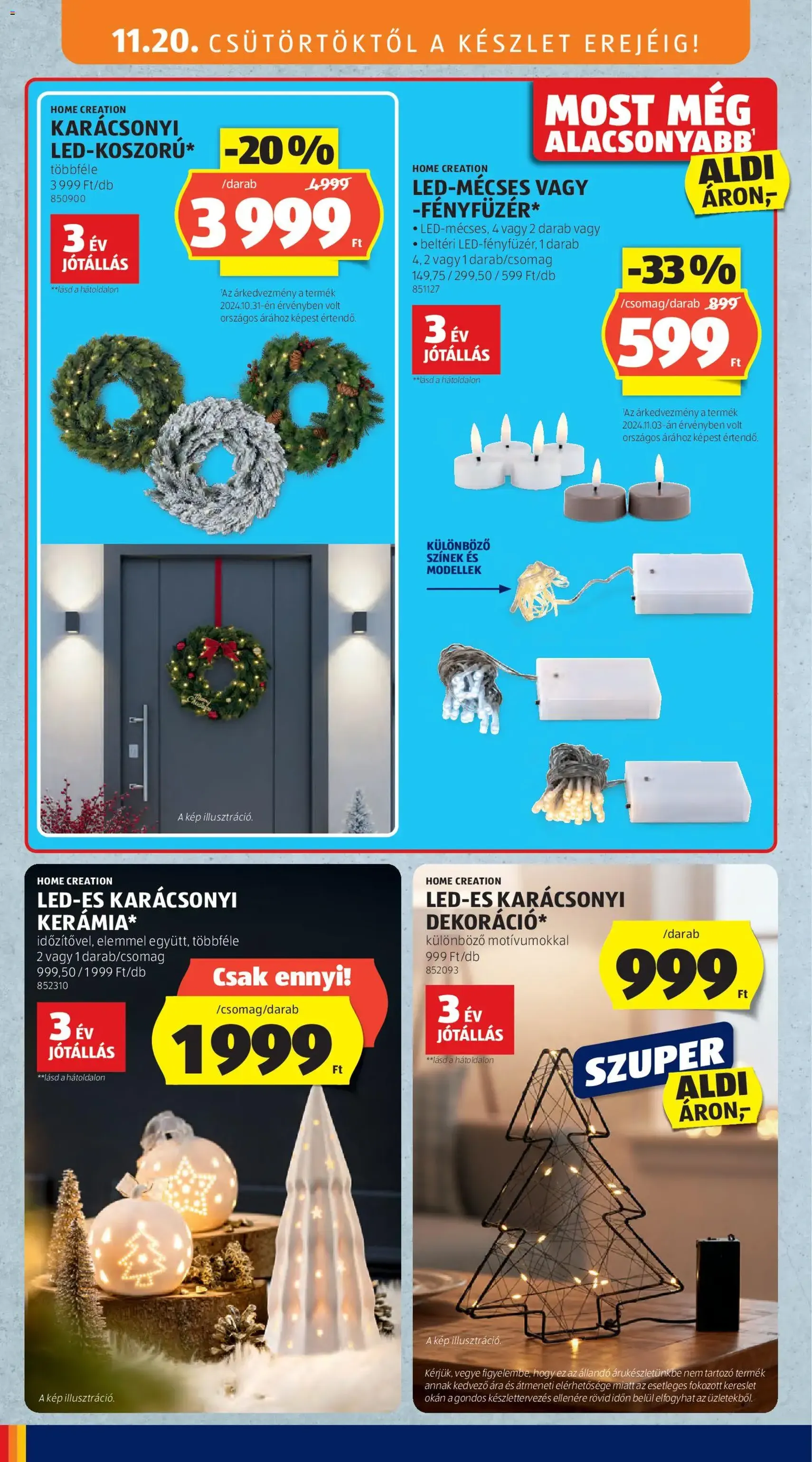 Aldi Akciós újság - 2025.11.20. érvényes szórólap 22 oldal 61 oldalból
