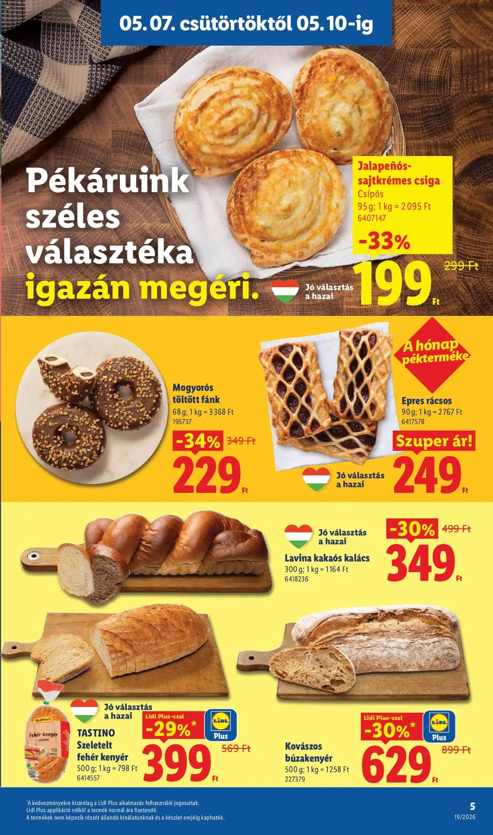 Lidl akciós újság - 2026.05.07. érvényes szórólap 5 oldal 76 oldalból