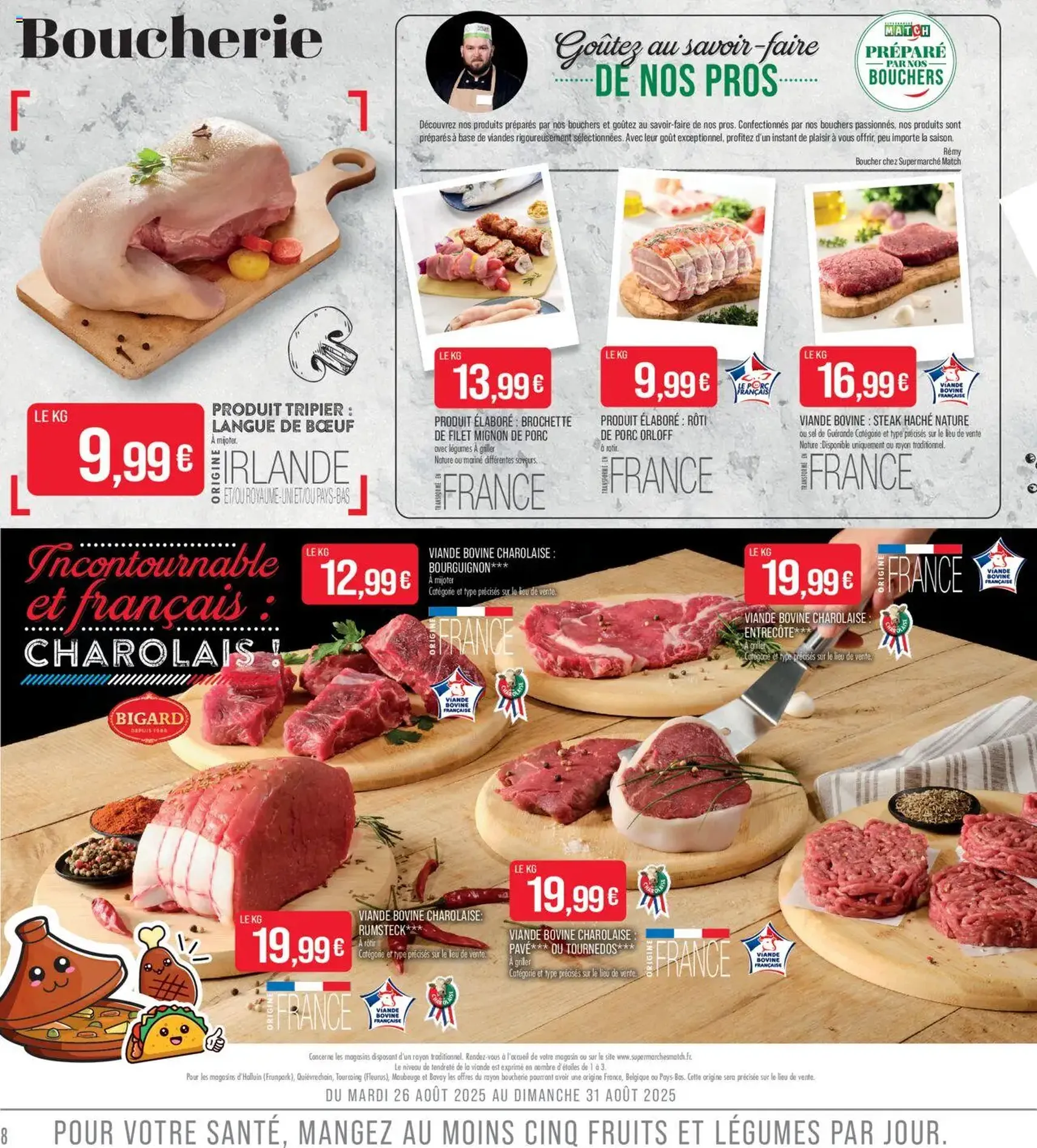 Match Supermarché catalogue - brochure valable à partir du 26/08/2025, page 8 sur 26 Match Supermarché catalogue - brochure valable à partir du 26/08/2025, page 8 sur 26
