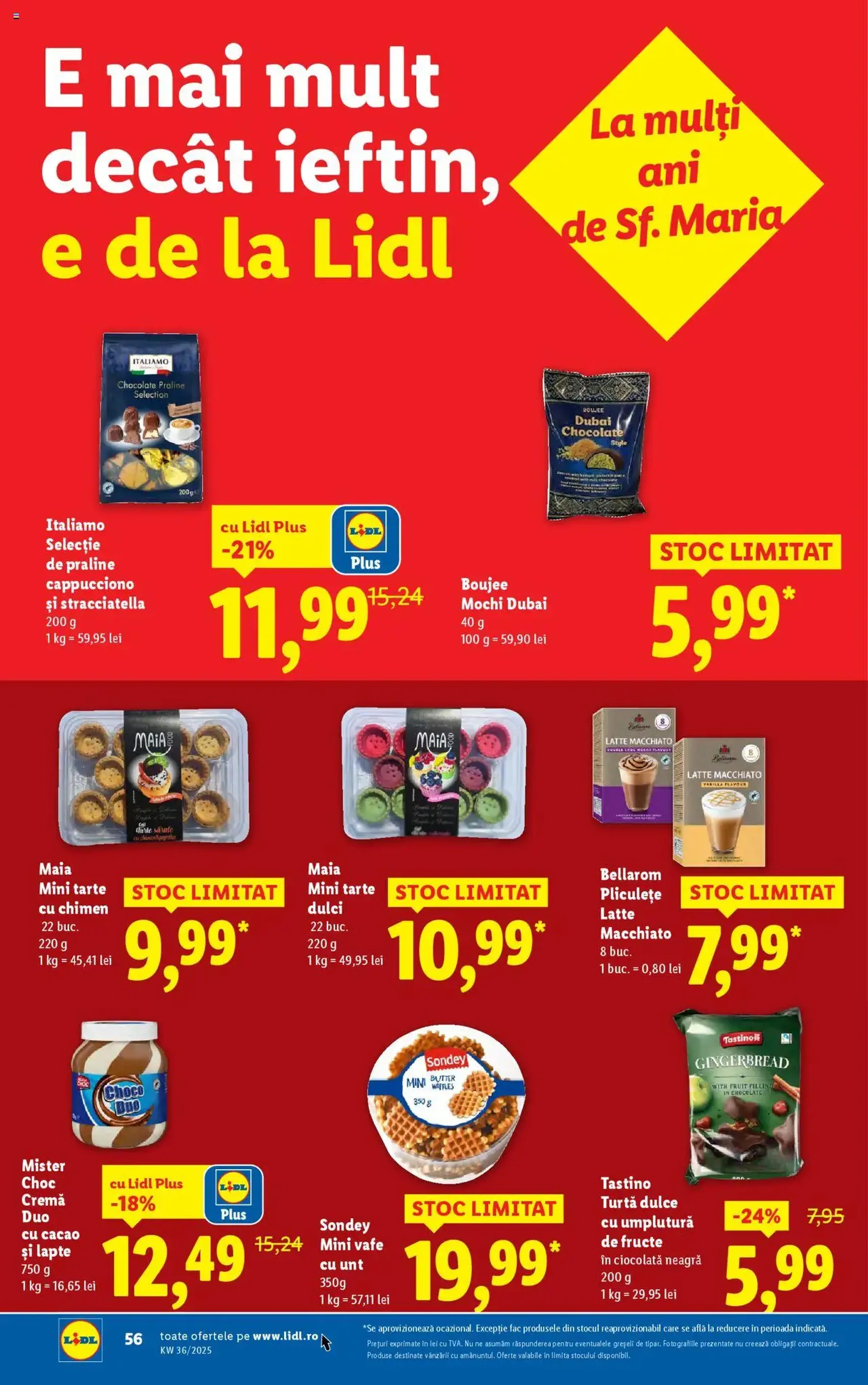 Catalog Lidl - cataloage valabile începând cu 01.09.2025 pagina 56 din 76 Catalog Lidl - cataloage valabile începând cu 01.09.2025 pagina 56 din 76