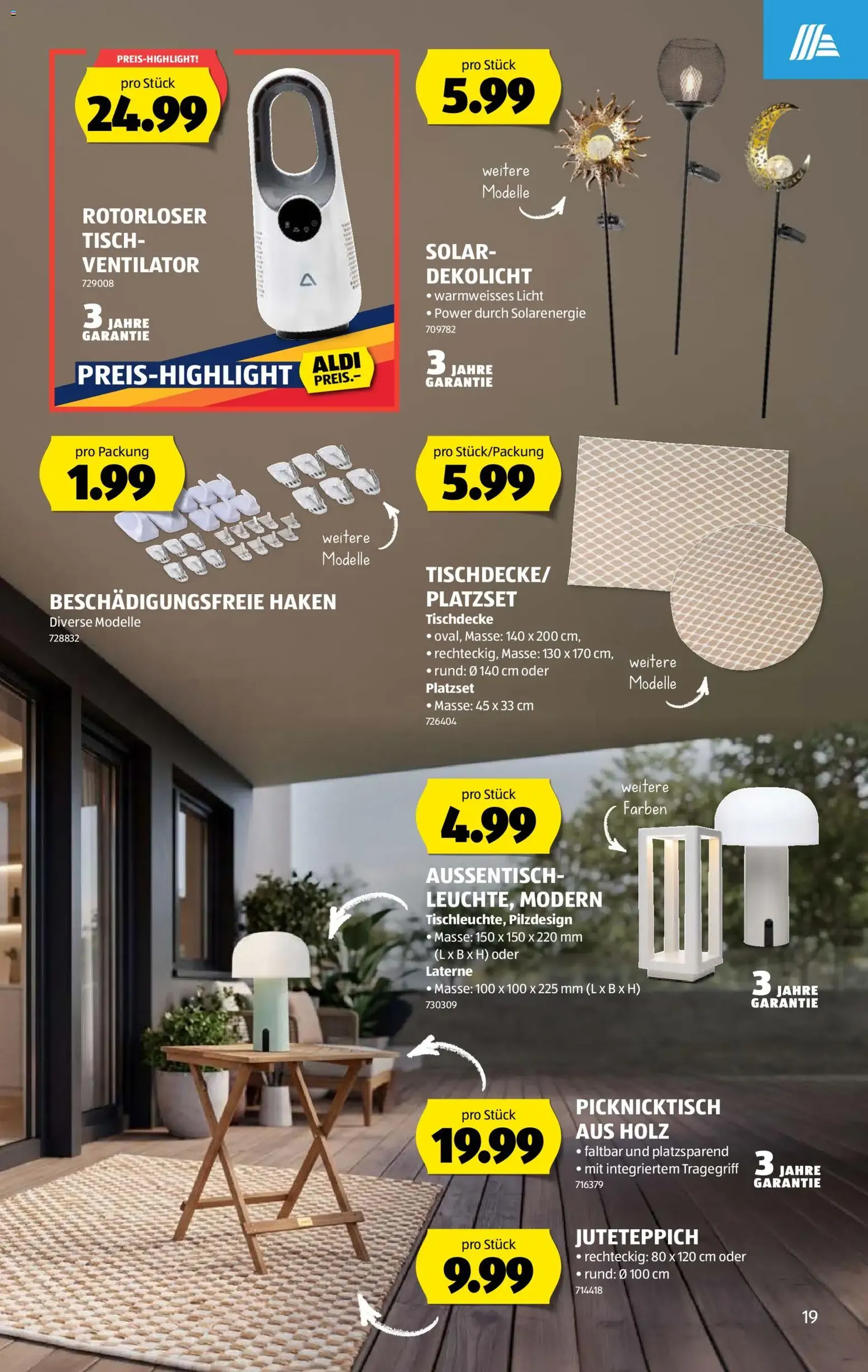 Aldi aktionen - Gültiger Prospekt ab 06.08.2026, Seite 19 von insgesamt 36