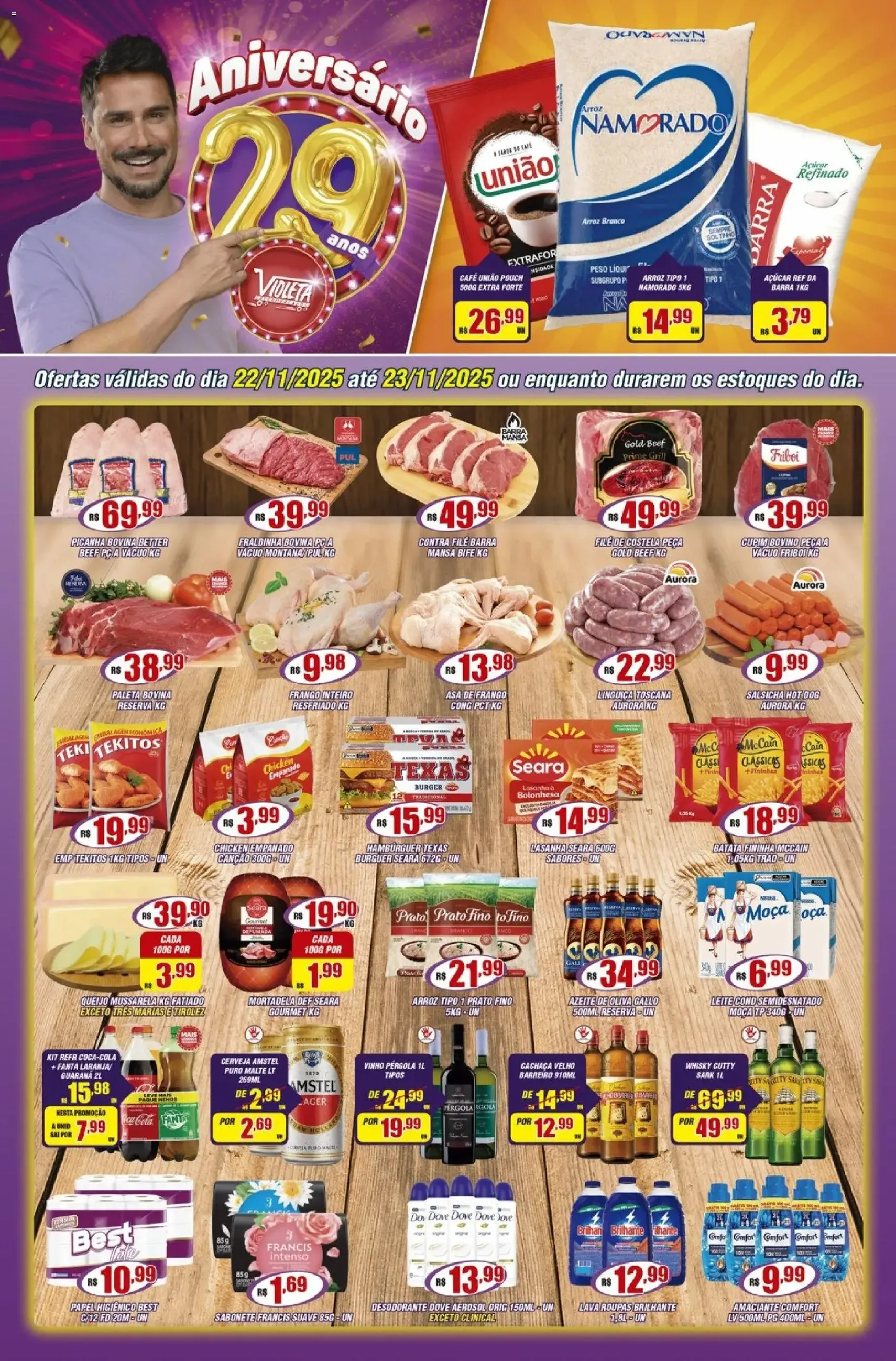 Violeta Supermercados - Ofertas da semana - folheto válido a partir de 22/11/2025 página 1 de 4