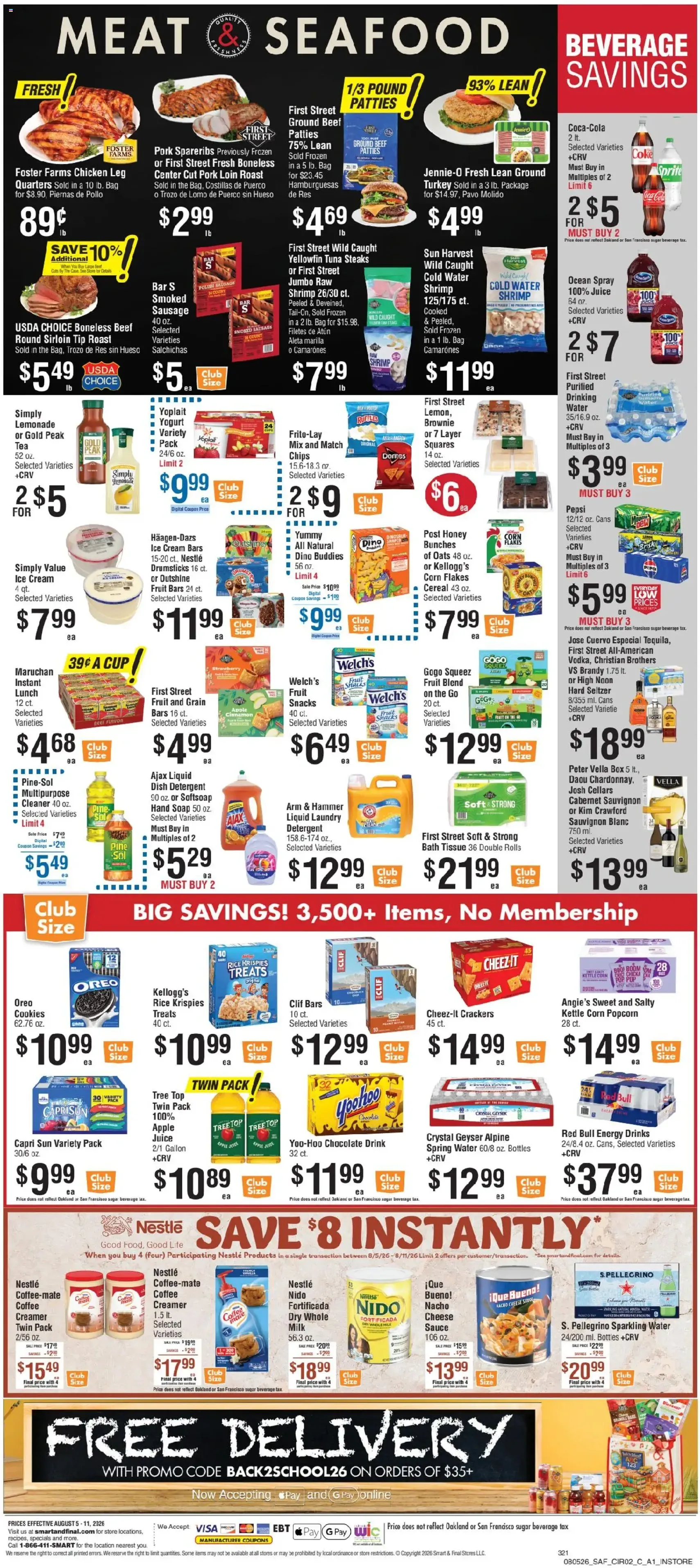 Smart & Final Weekly Ad - valid flyer from 08/05/2026, page 3 of 3