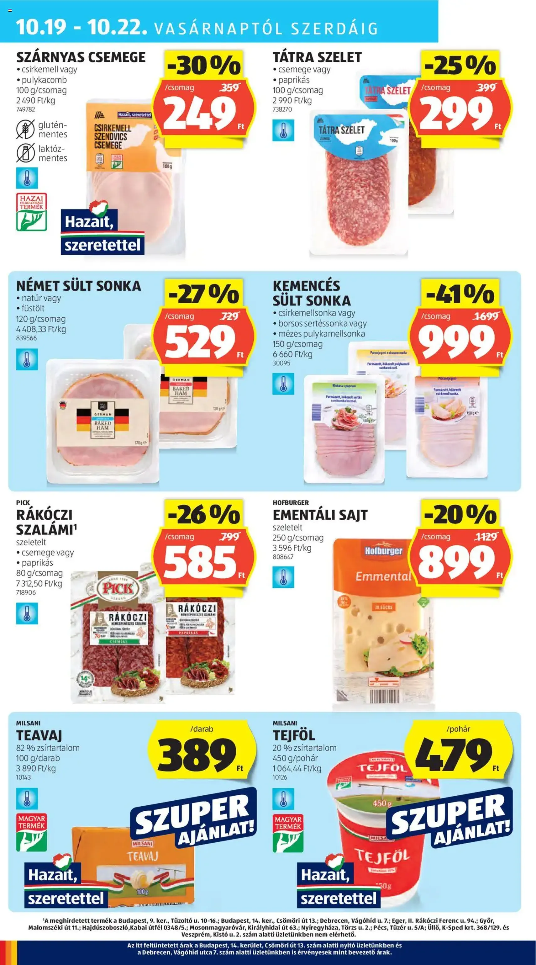 Aldi Akciós újság - 2025.10.16. érvényes szórólap 28 oldal 50 oldalból Aldi Akciós újság - 2025.10.16. érvényes szórólap 28 oldal 50 oldalból