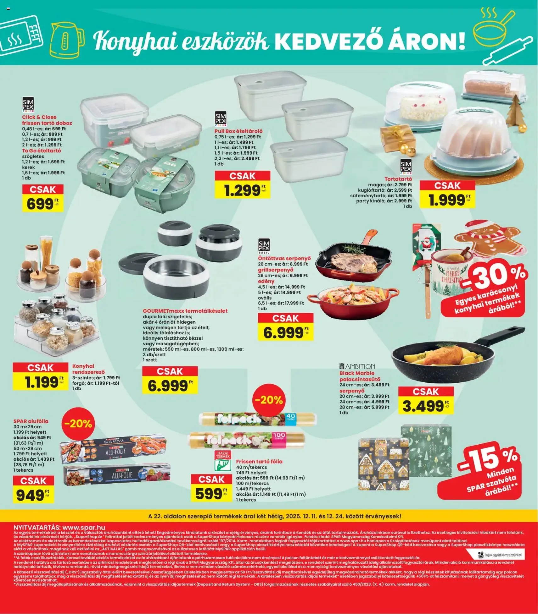 Interspar Akciós újság - 2025.12.11. érvényes szórólap 22 oldal 24 oldalból