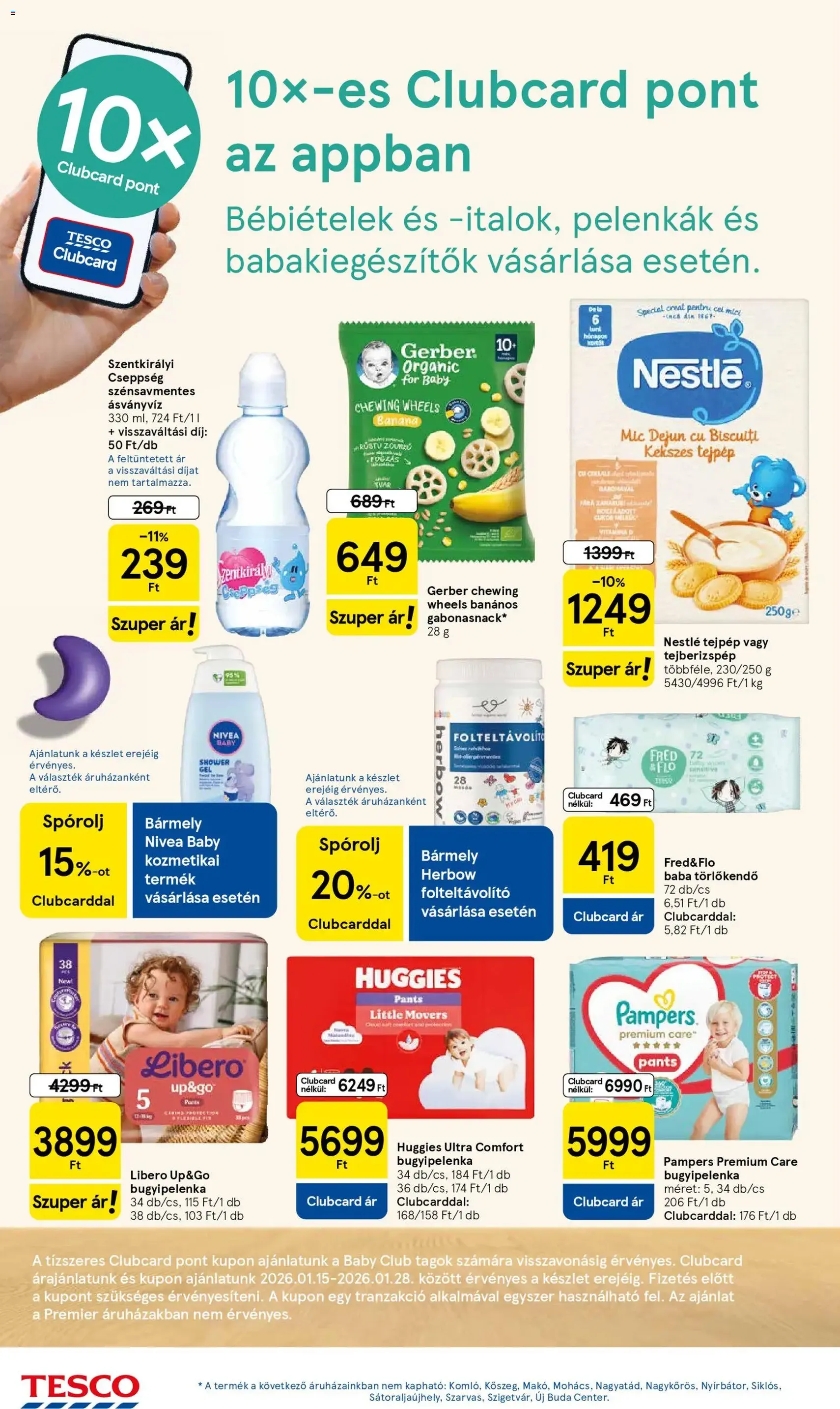 Tesco Hipermarket - Akciós újság - 2026.01.22. érvényes szórólap 8 oldal 28 oldalból