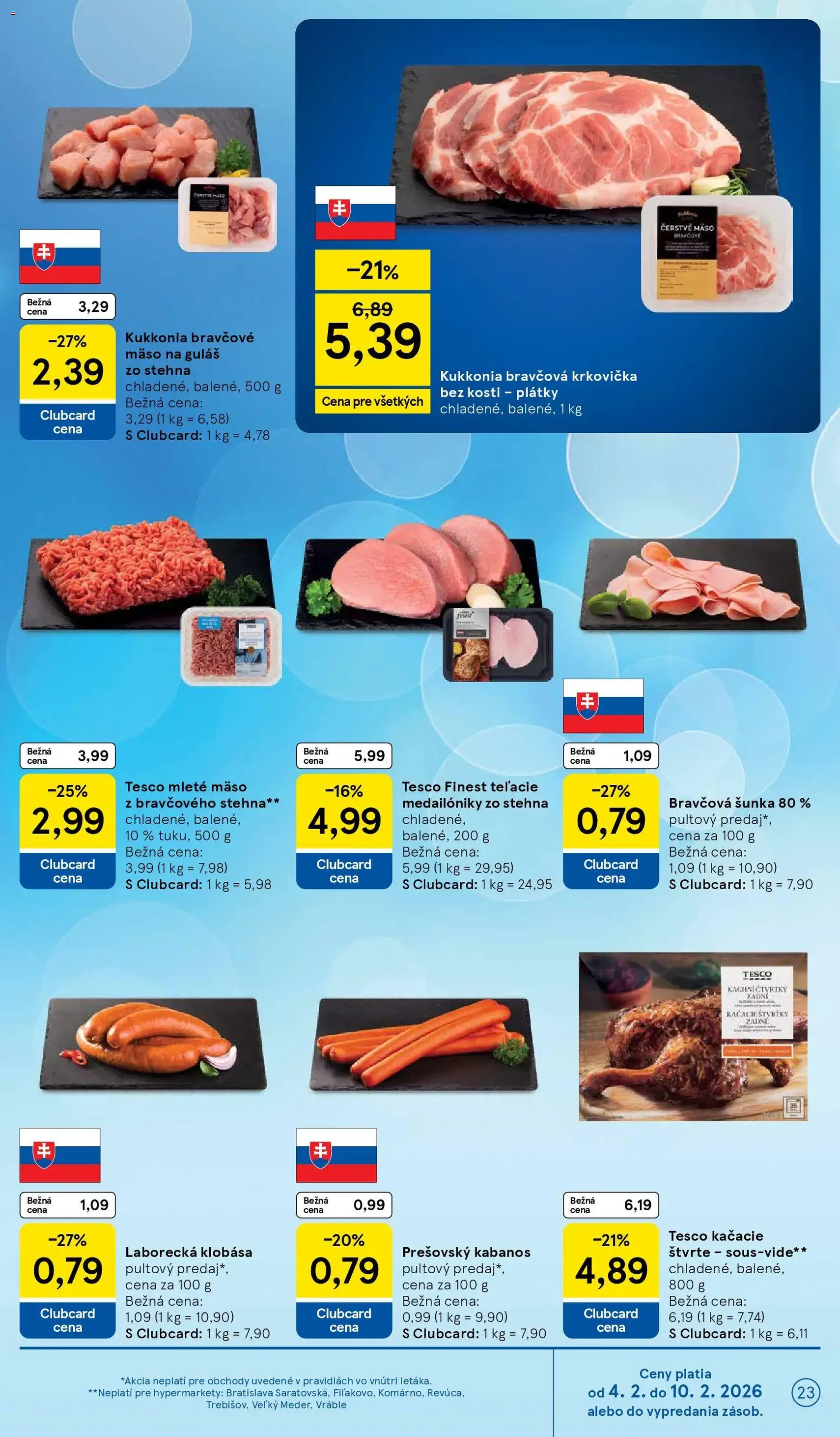 Tesco Hypermarket - leták - platný leták od 04.02.2026 strana 23 z 36
