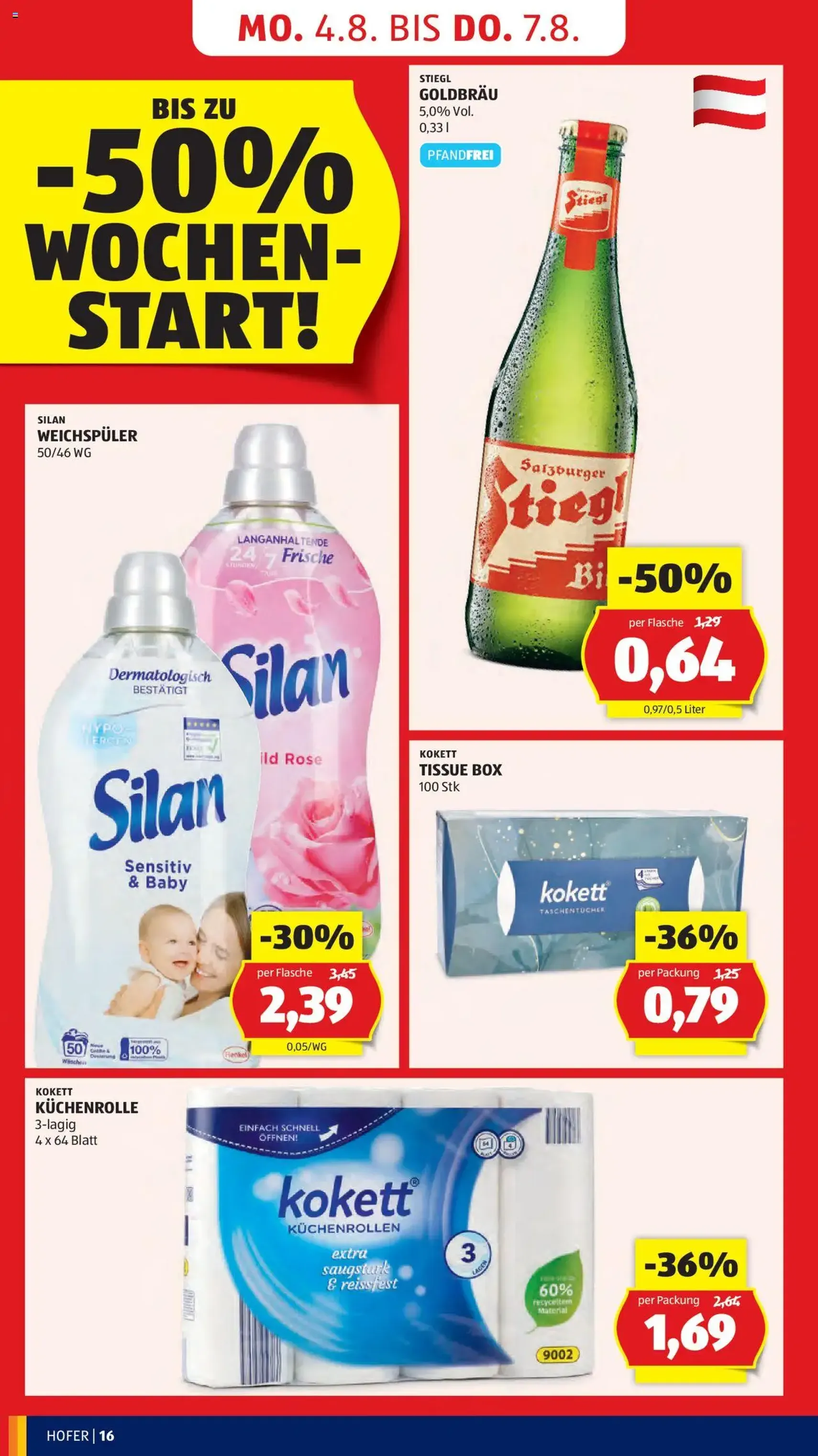 Hofer Flugblatt - Gültiger Prospekt ab 01.08.2025, Seite 18 von insgesamt 41 Hofer Flugblatt - Gültiger Prospekt ab 01.08.2025, Seite 18 von insgesamt 41