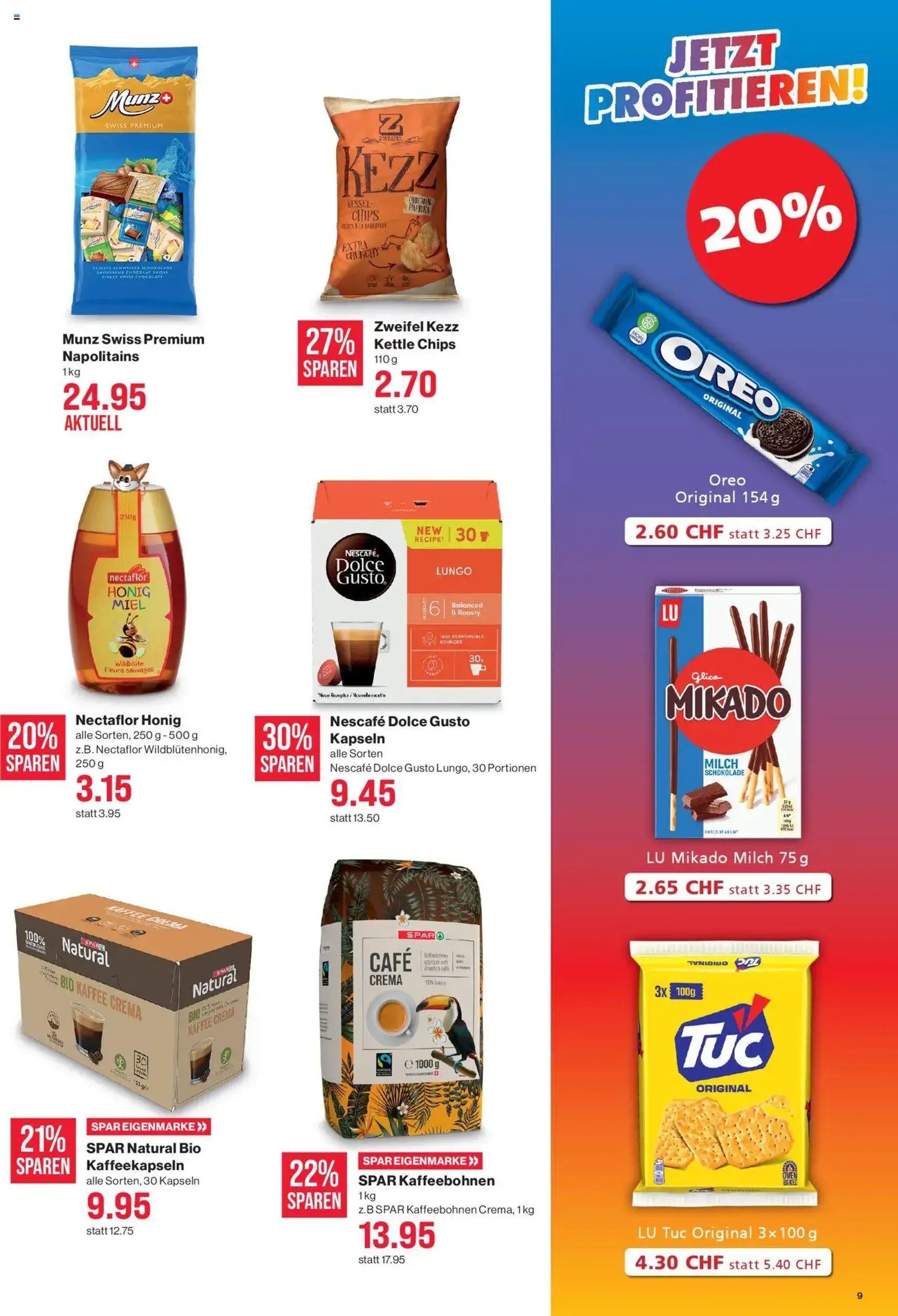 SPAR Aktionen - Gültiger Prospekt ab 24.07.2025, Seite 9 von insgesamt 22 SPAR Aktionen - Gültiger Prospekt ab 24.07.2025, Seite 9 von insgesamt 22