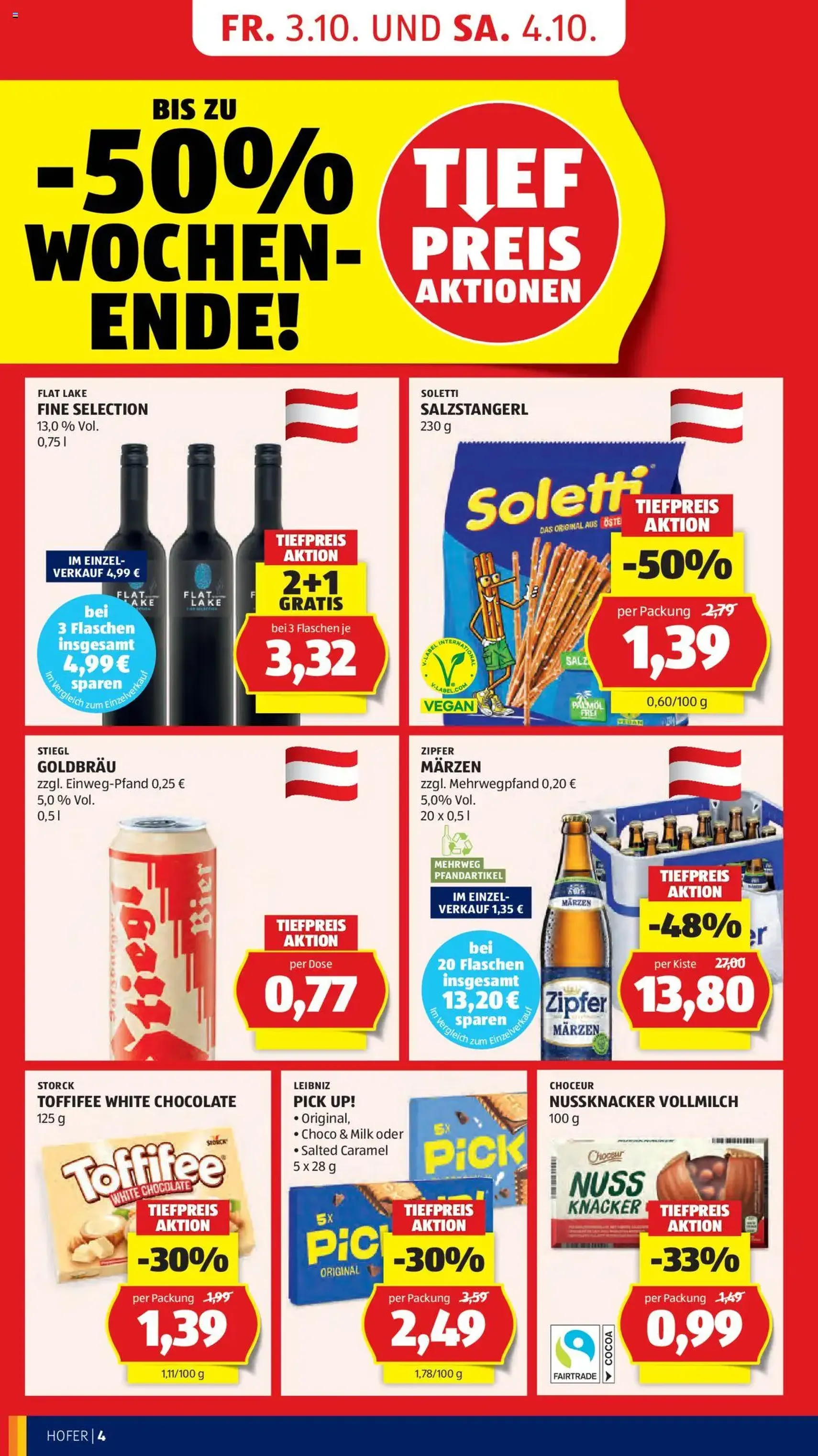 Hofer Flugblatt - Gültiger Prospekt ab 03.10.2025, Seite 6 von insgesamt 45