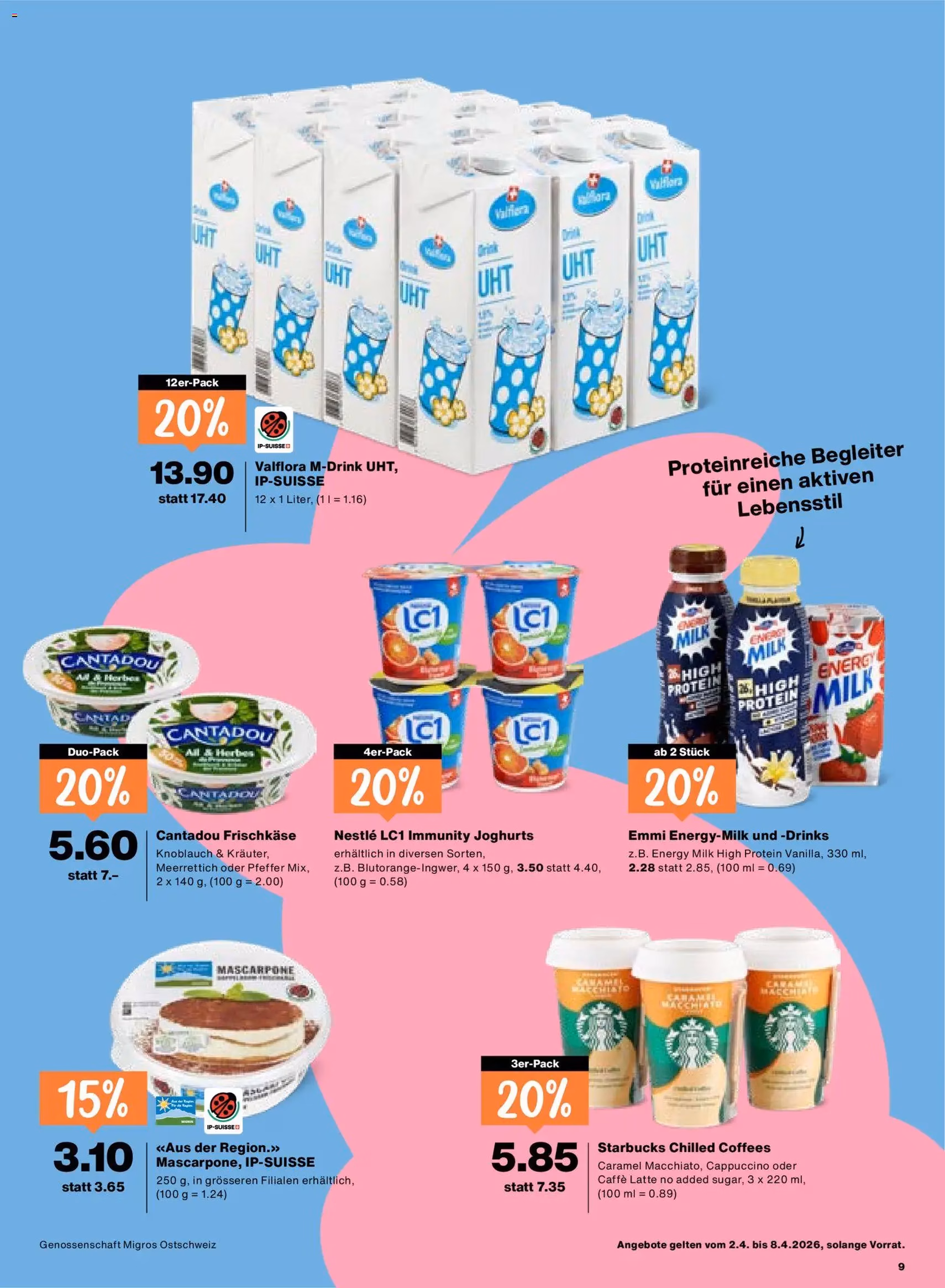 Migros aktionen - Gültiger Prospekt ab 02.04.2026, Seite 9 von insgesamt 24