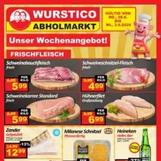 Wurstico Abholmarkt Flugblatt - Prospekt Vorschau gültig ab 28.08.2025
