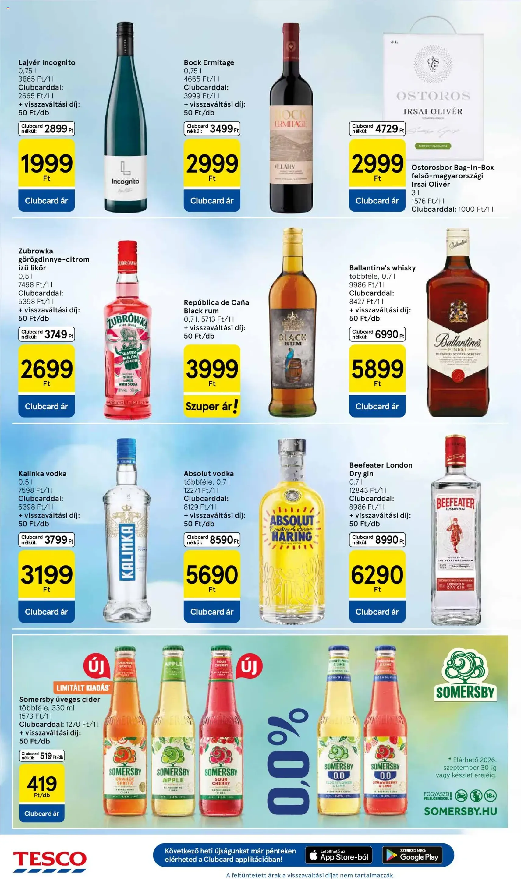 Tesco aktuális akciós újság - 2026.07.09. érvényes szórólap 24 oldal 32 oldalból