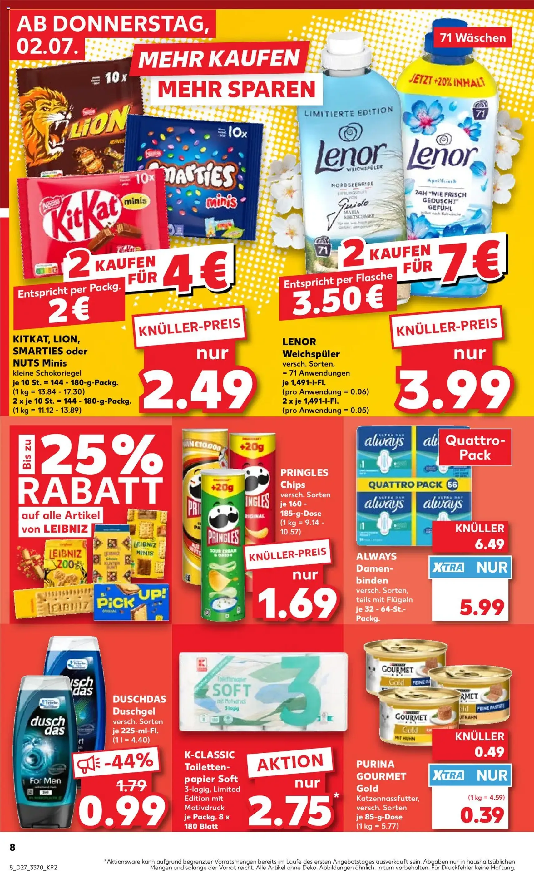 Kaufland Prospekt - Gültiger Prospekt ab 02.07.2026, Seite 8 von insgesamt 64
