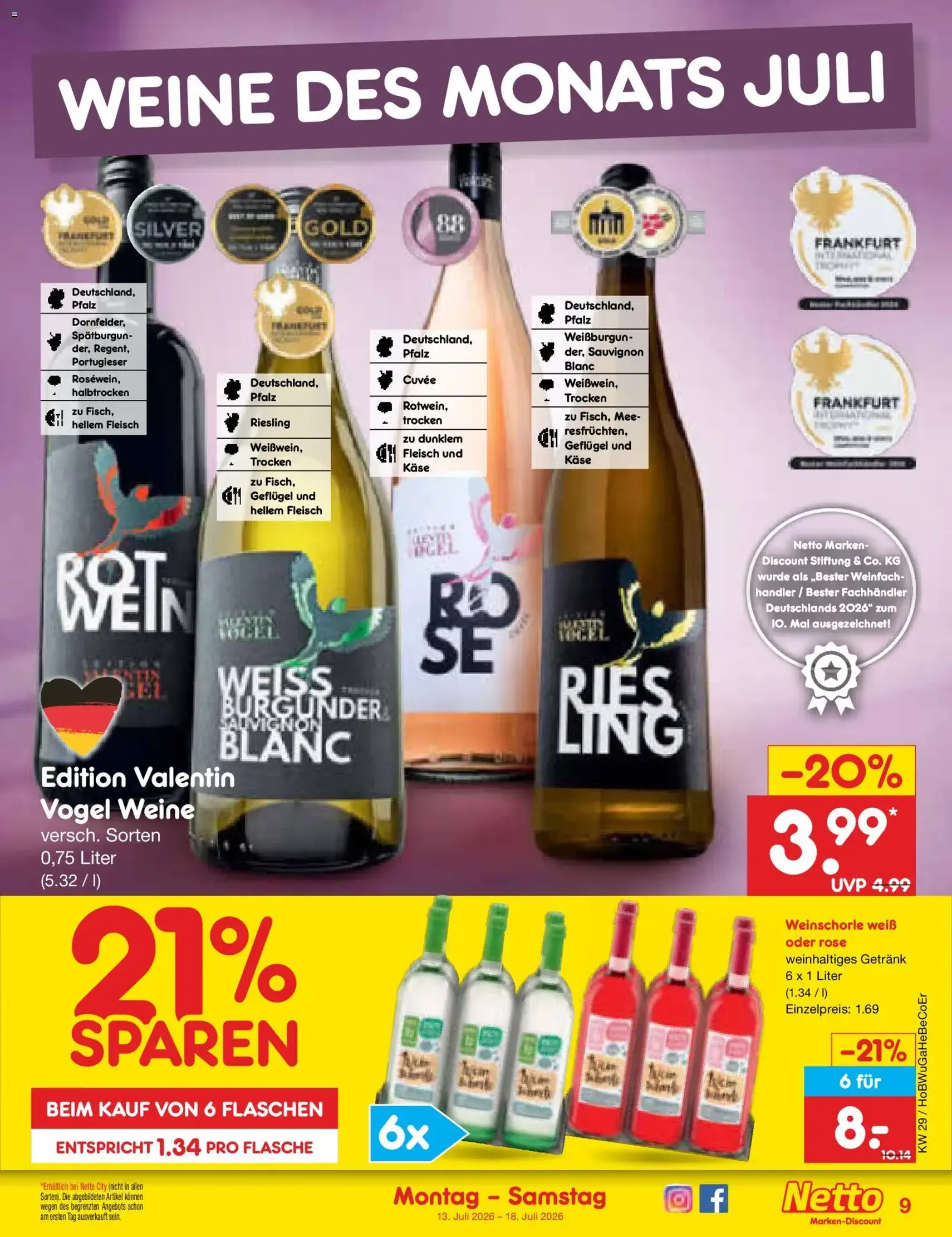 Netto Marken-Discount Prospekt - Gültiger Prospekt ab 13.07.2026, Seite 9 von insgesamt 73