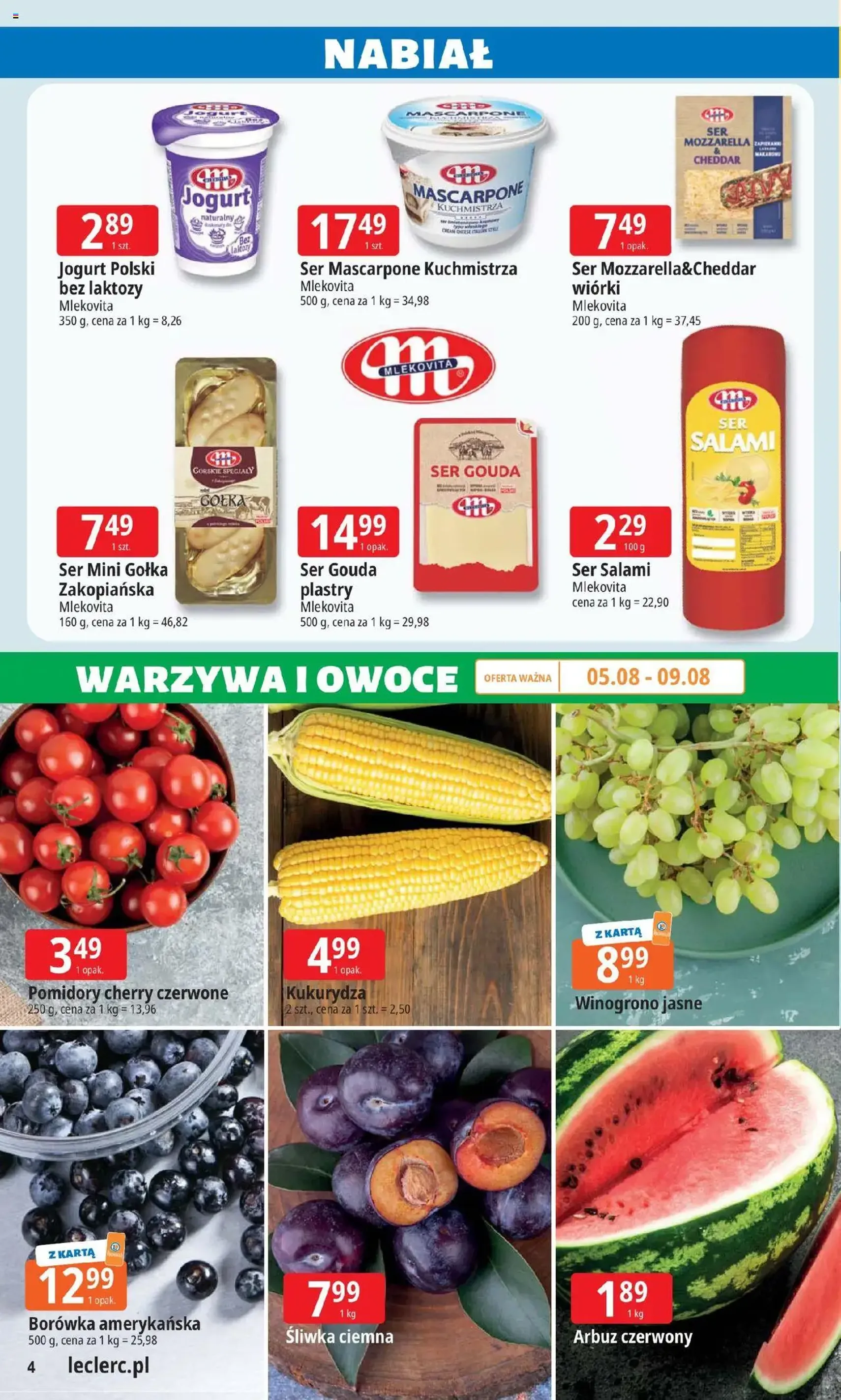 E.Leclerc Gazetka - ważny gazetka od 05.08.2025 strona 4 z 24 E.Leclerc Gazetka - ważny gazetka od 05.08.2025 strona 4 z 24