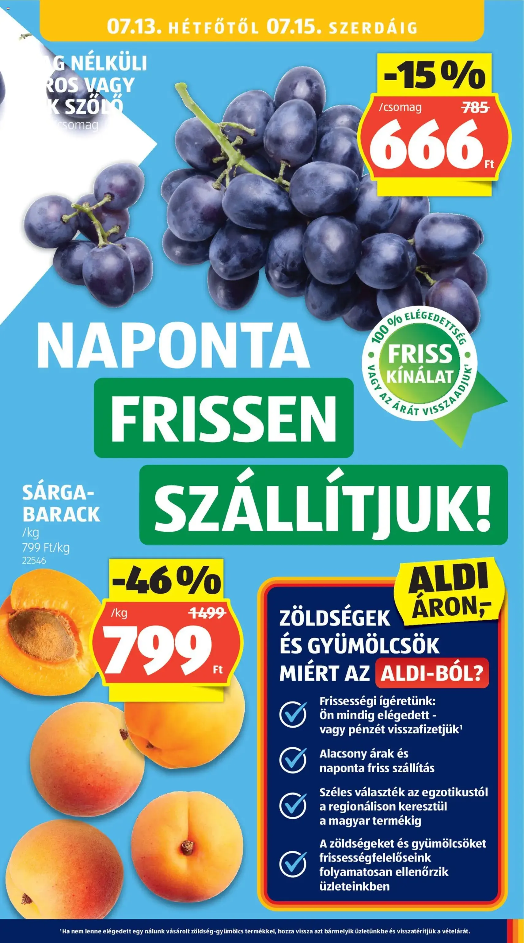 Aldi akciós újság - 2026.07.09. érvényes szórólap 33 oldal 56 oldalból