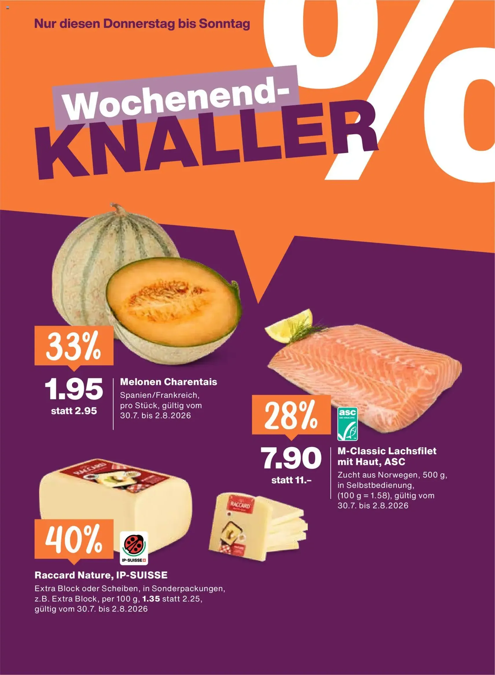 Migros aktionen - Gültiger Prospekt ab 30.07.2026, Seite 24 von insgesamt 24