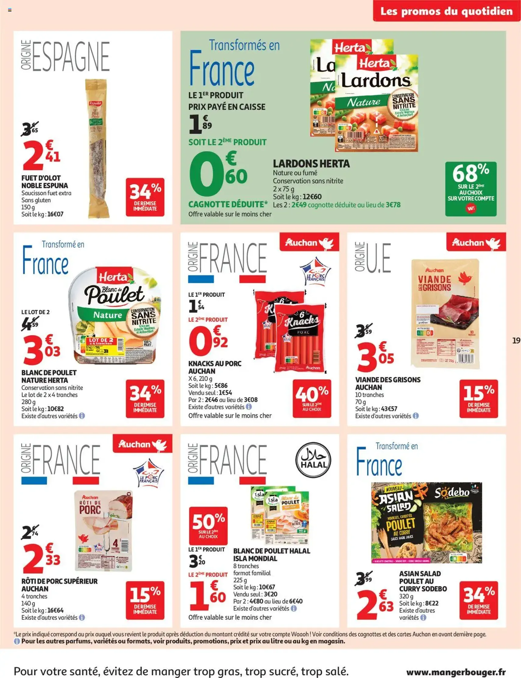 Auchan prospectus - brochure valable à partir du 29/07/2025, page 19 sur 49 Auchan prospectus - brochure valable à partir du 29/07/2025, page 19 sur 49