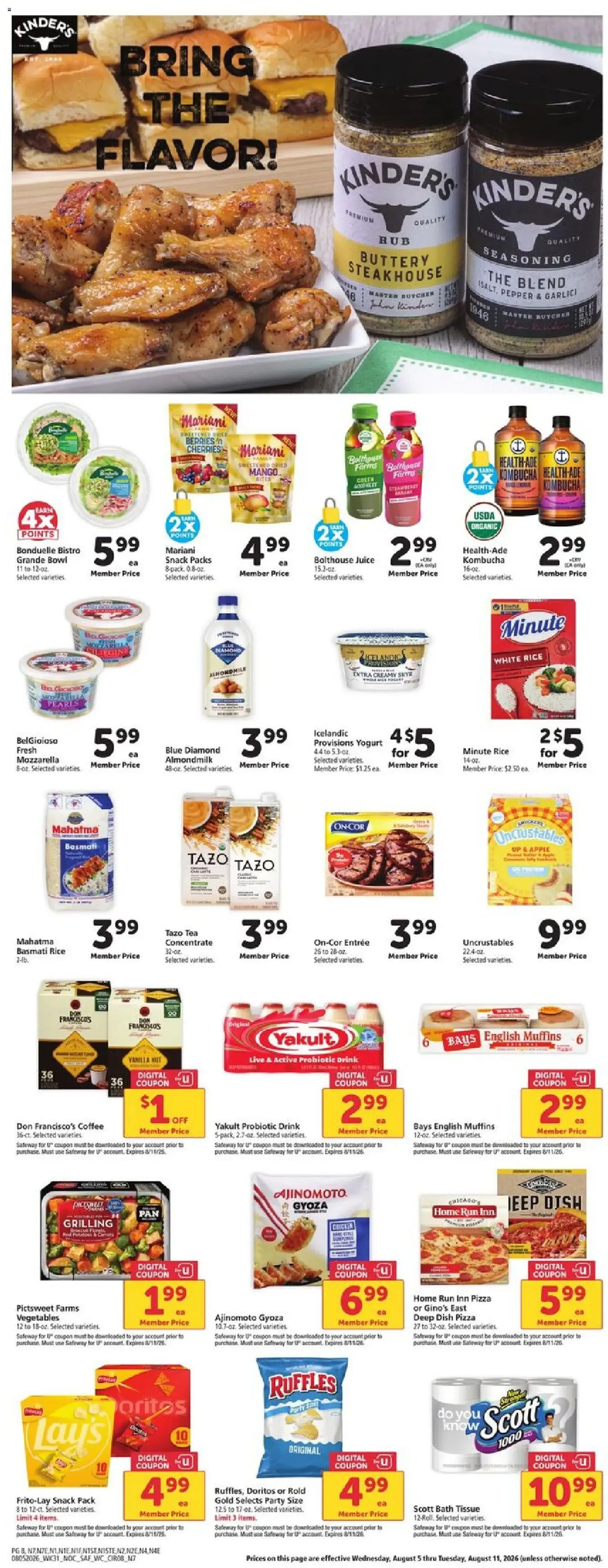 Safeway Weekly Ad - valid flyer from 08/05/2026, page 8 of 11