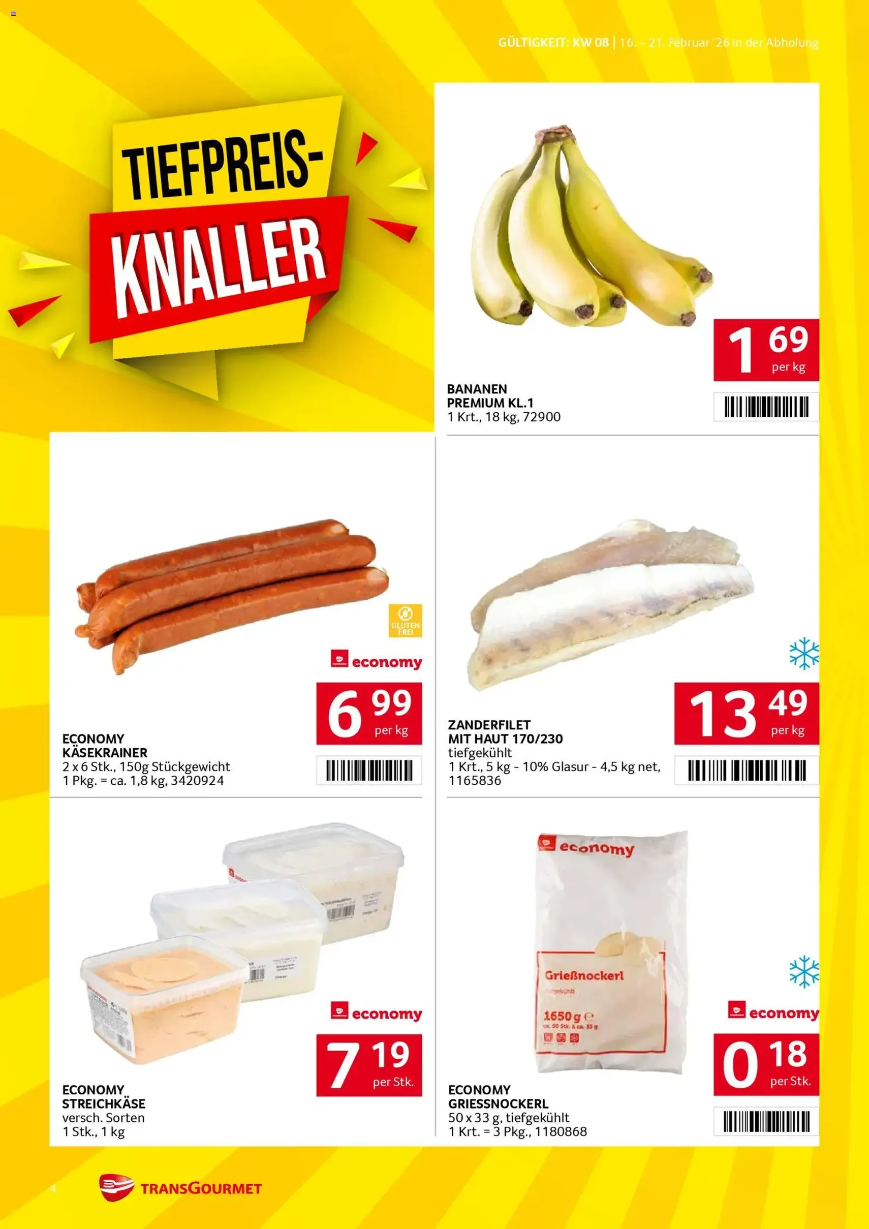 Transgourmet Flugblatt - Gültiger Prospekt ab 16.02.2026, Seite 4 von insgesamt 28