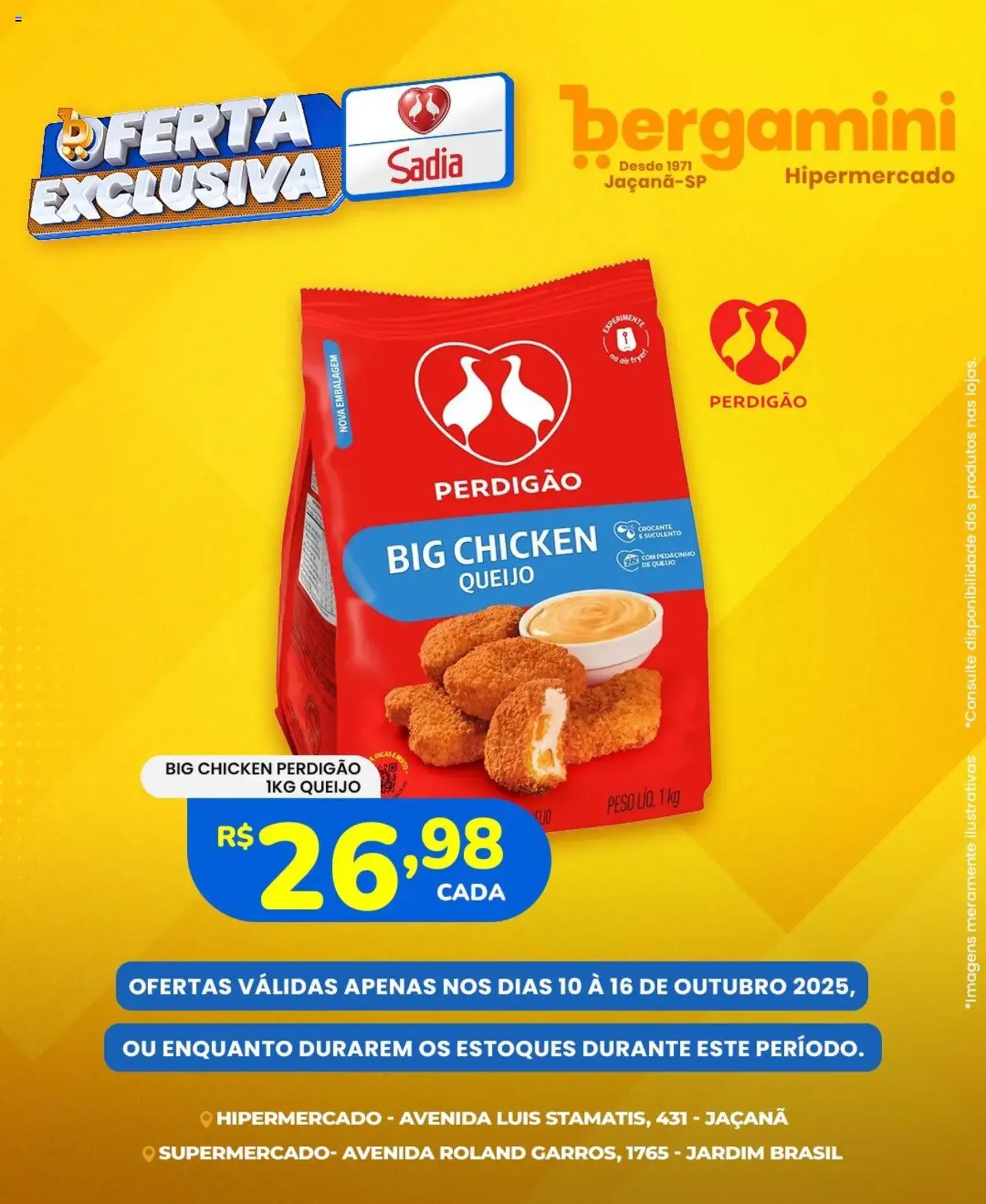 Supermercado Bergamini - Ofertas Sadia e Perdigão - folheto válido a partir de 10/10/2025 página 2 de 7