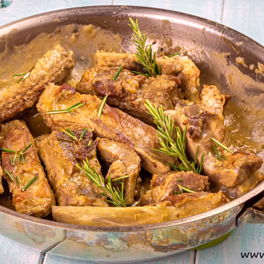 Anteprima ricetta Costine di Maiale in Padella