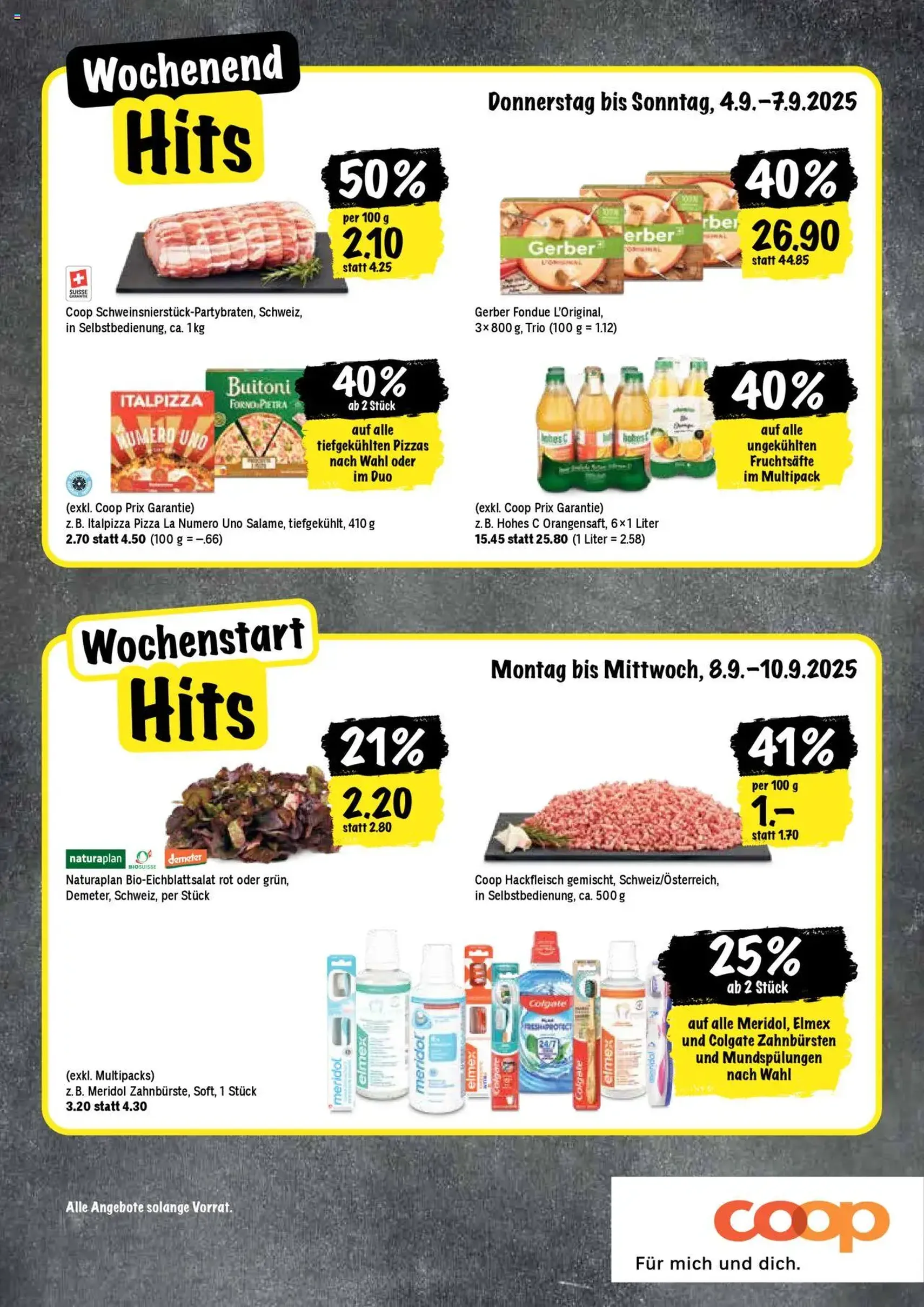 Coop Aktionen - Gültiger Prospekt ab 04.09.2025, Seite 20 von insgesamt 24 Coop Aktionen - Gültiger Prospekt ab 04.09.2025, Seite 20 von insgesamt 24