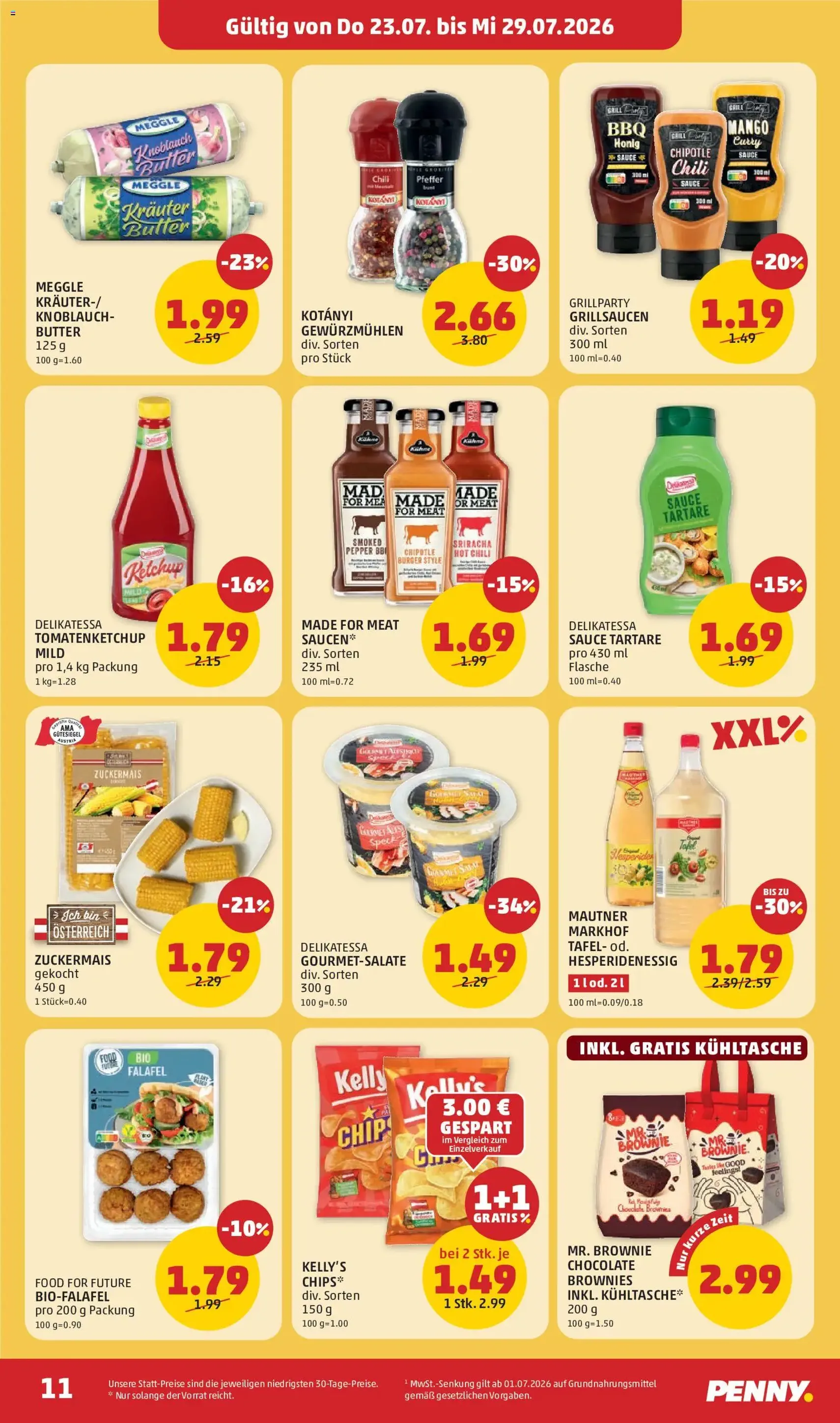 Penny Markt Flugblatt - Gültiger Prospekt ab 23.07.2026, Seite 11 von insgesamt 28
