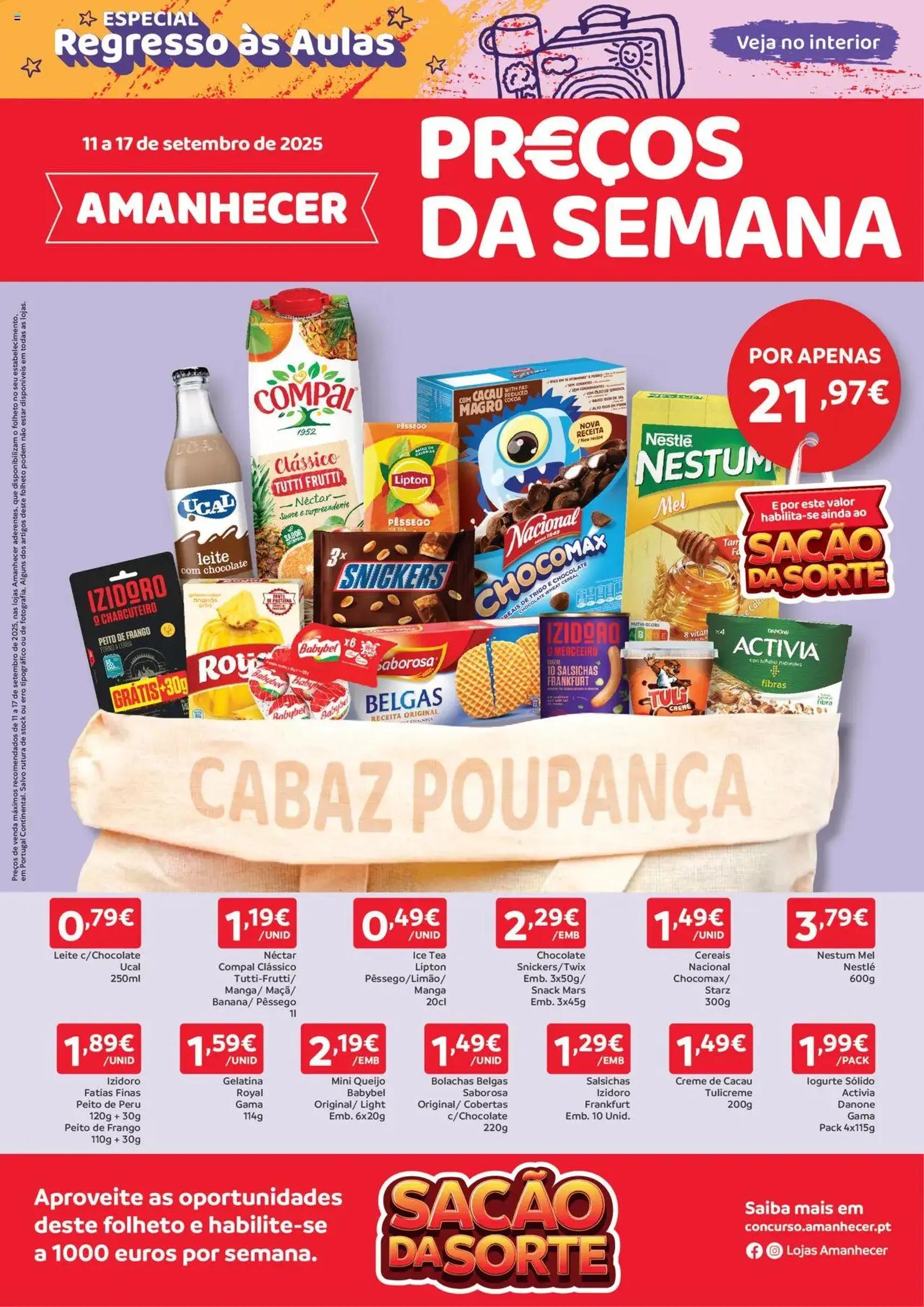 Amanhecer folheto - folheto válido a partir de 11/09/2025 página 1 de 8