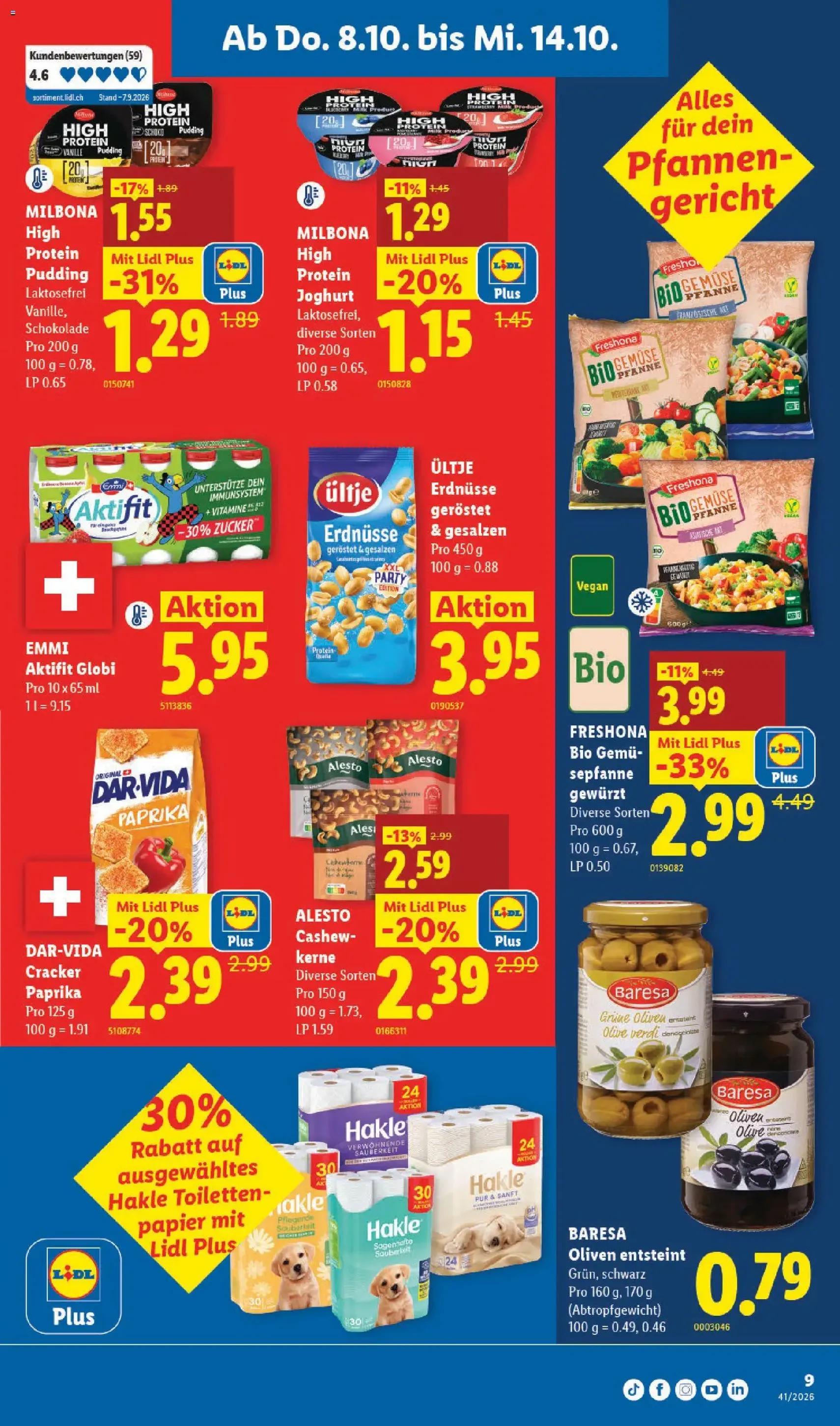 Lidl aktionen - Gültiger Prospekt ab 08.10.2026, Seite 9 von insgesamt 45