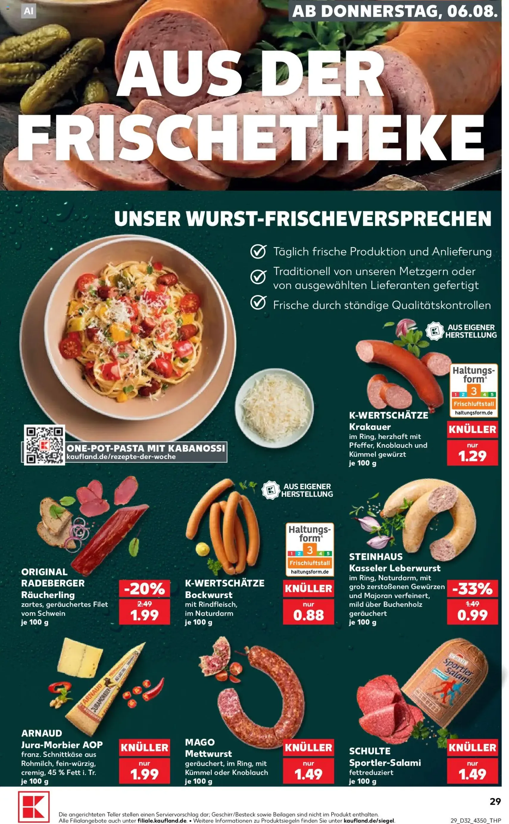 Kaufland Prospekt - Gültiger Prospekt ab 06.08.2026, Seite 29 von insgesamt 58