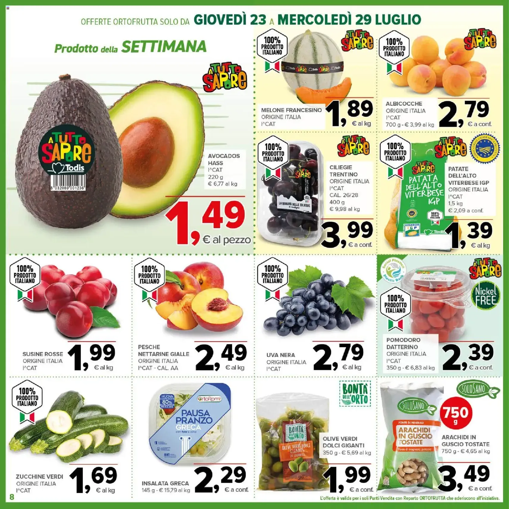 Todis volantino - volantino valido dal 23/07/2026 pagina 8 di 24