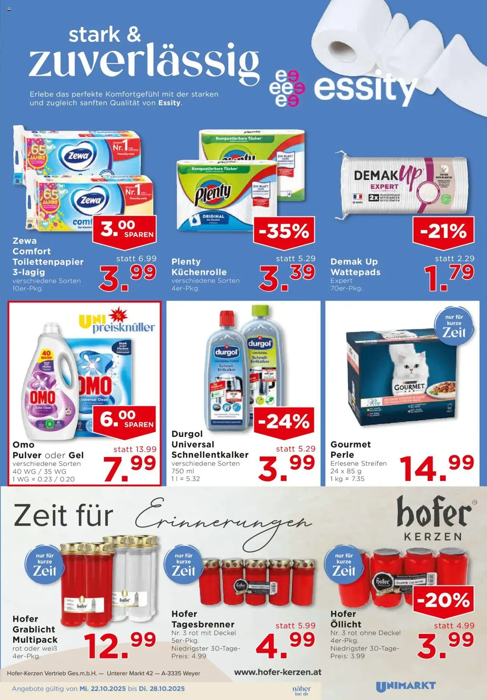 Unimarkt Flugblatt - Gültiger Prospekt ab 22.10.2025, Seite 13 von insgesamt 16
