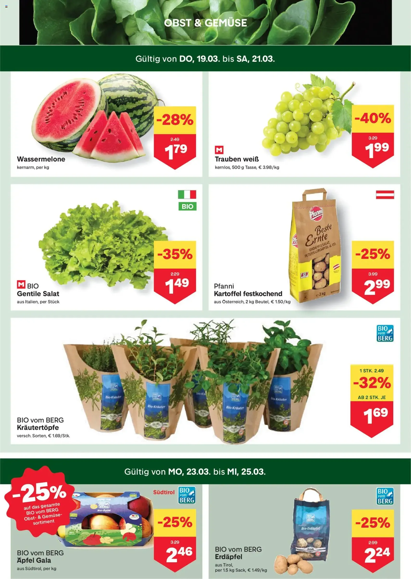 MPREIS Flugblatt - Gültiger Prospekt ab 19.03.2026, Seite 2 von insgesamt 17